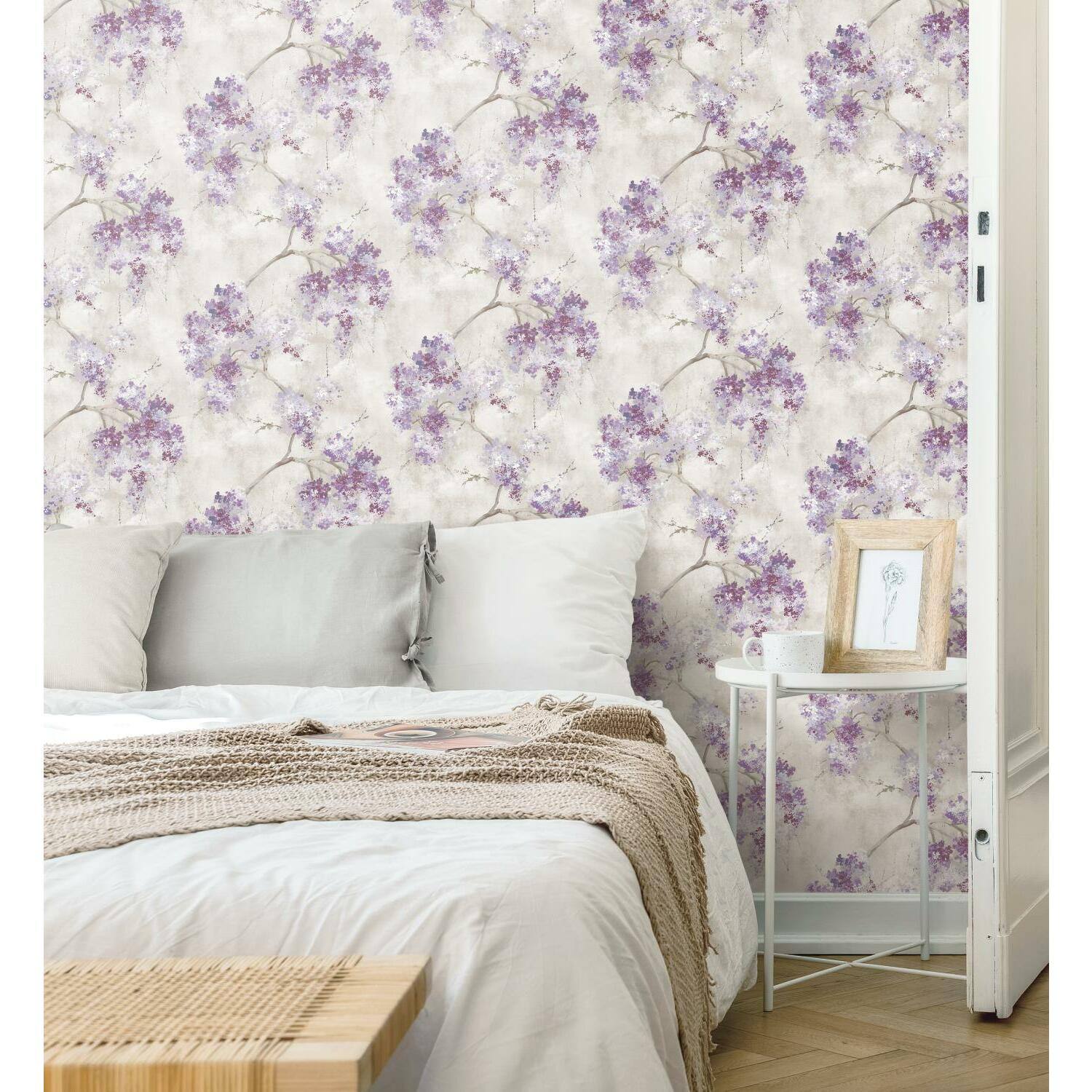 RoomMates Weeping Cherry Tree Blossom Peel & Stick Wallpaper