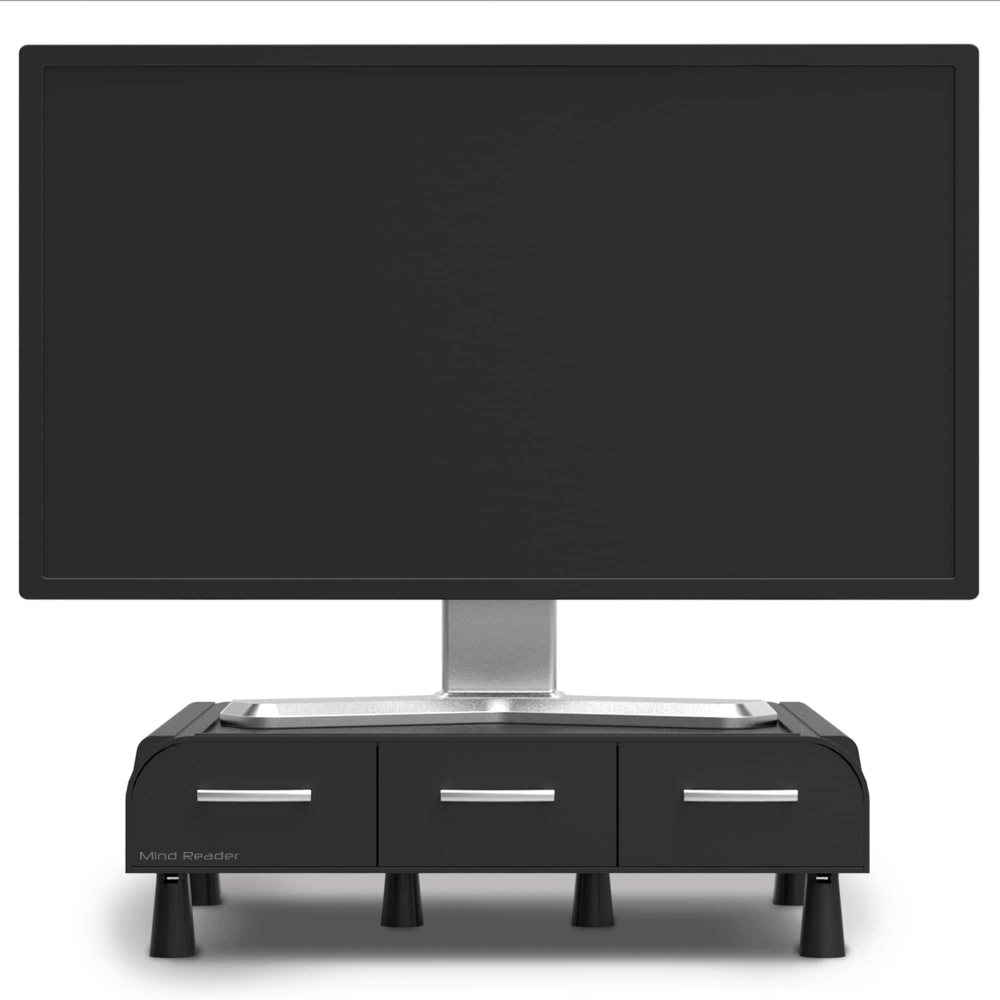 Mind Reader Laptop & Monitor Stand Organizer