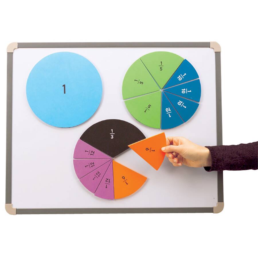 Educational Insights Foam Magnetic Fraction Circles