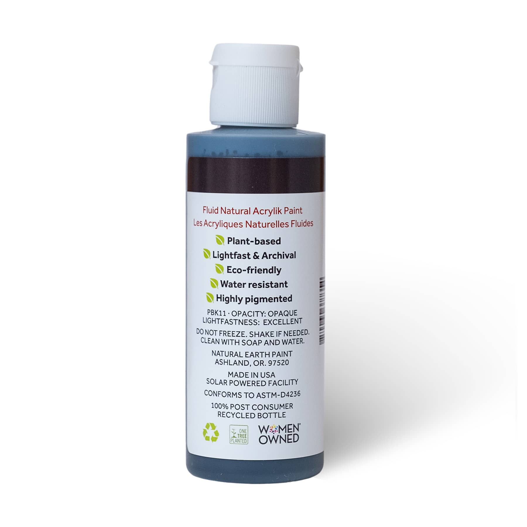 Natural Earth Paint 4oz. Fluid Acrylik Paint