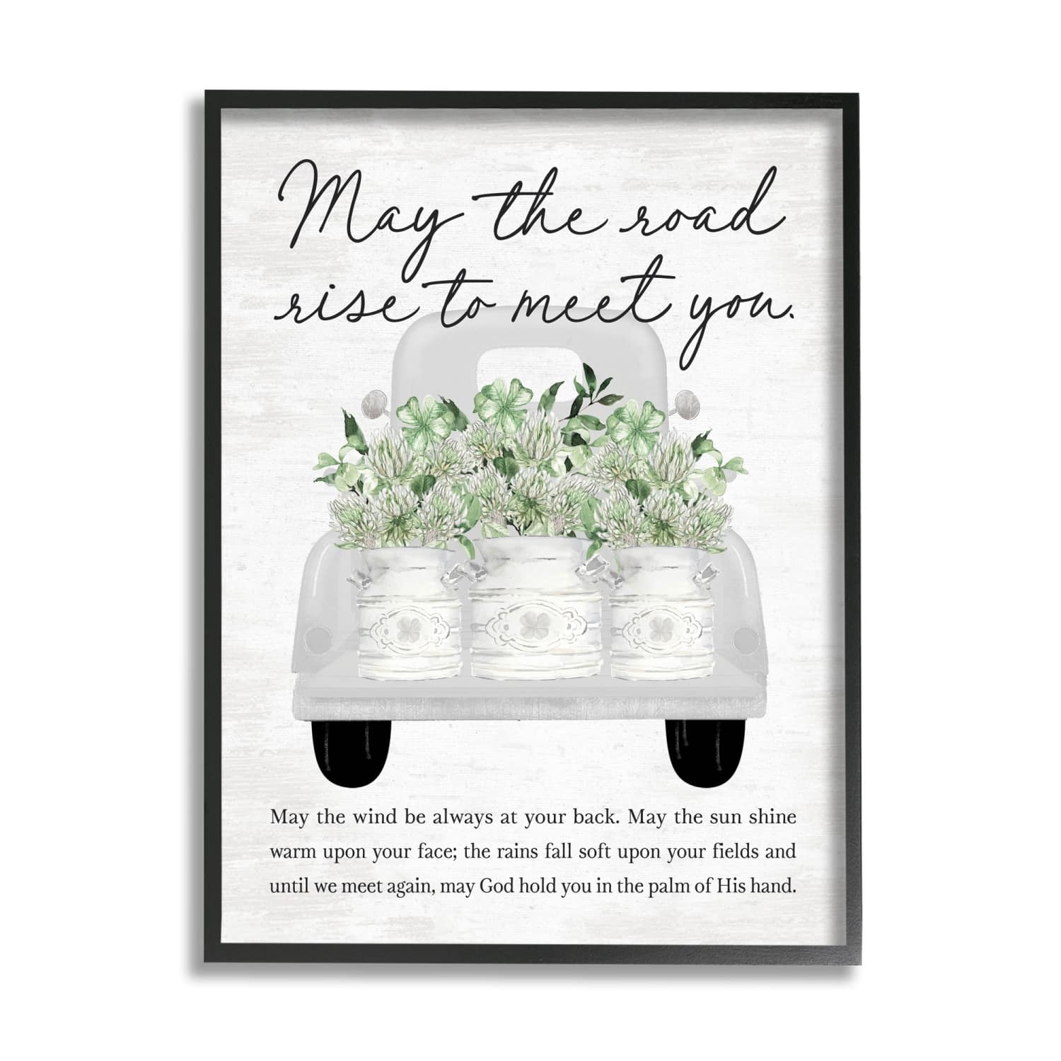 Stupell Industries Country Irish Proverb Framed Giclee Art