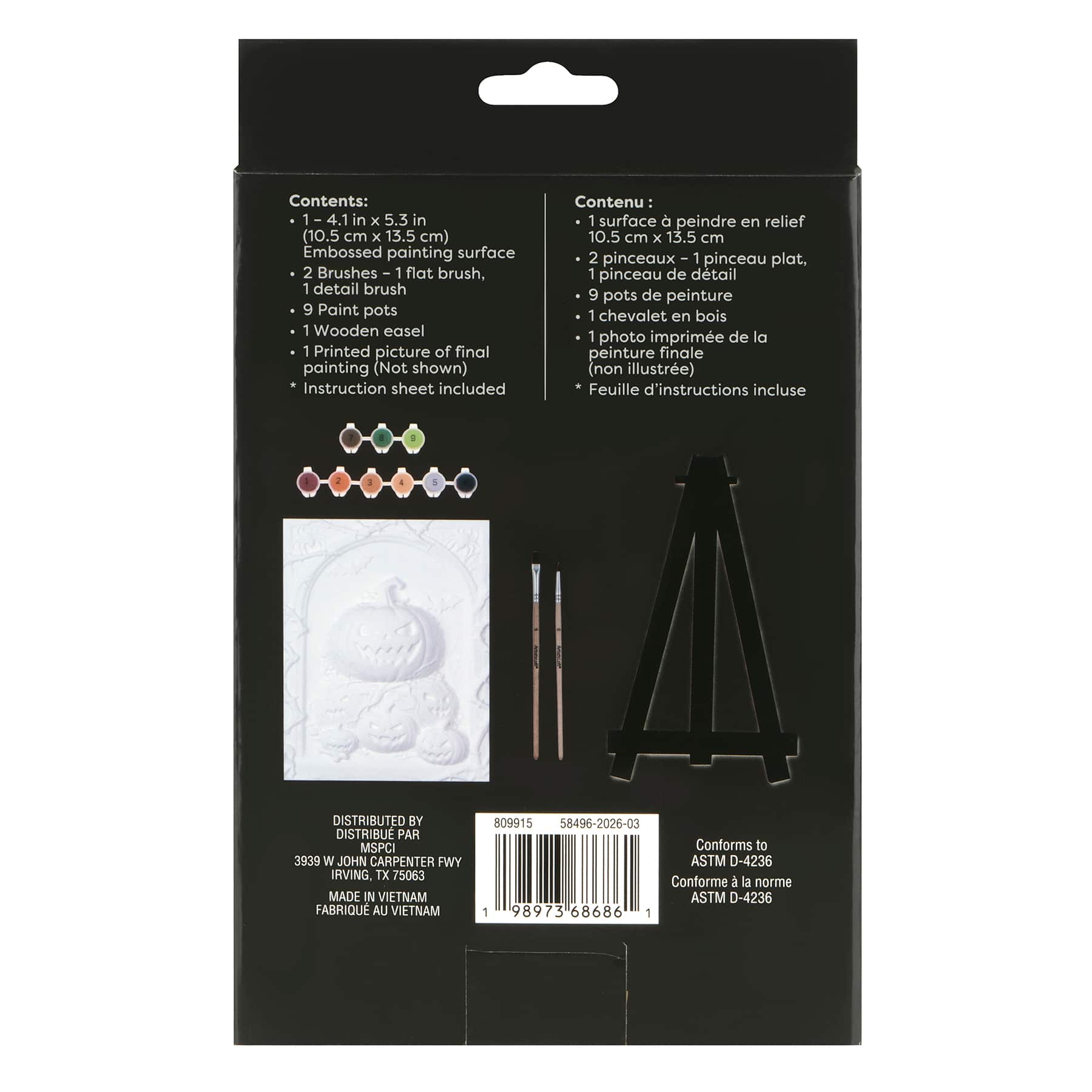 Jack-o'-Lantern Stack Relief Painting Kit by Artist's Loft®