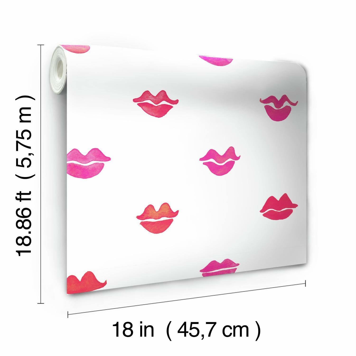 RoomMates Cat Coquillette Kisses Peel & Stick Wallpaper