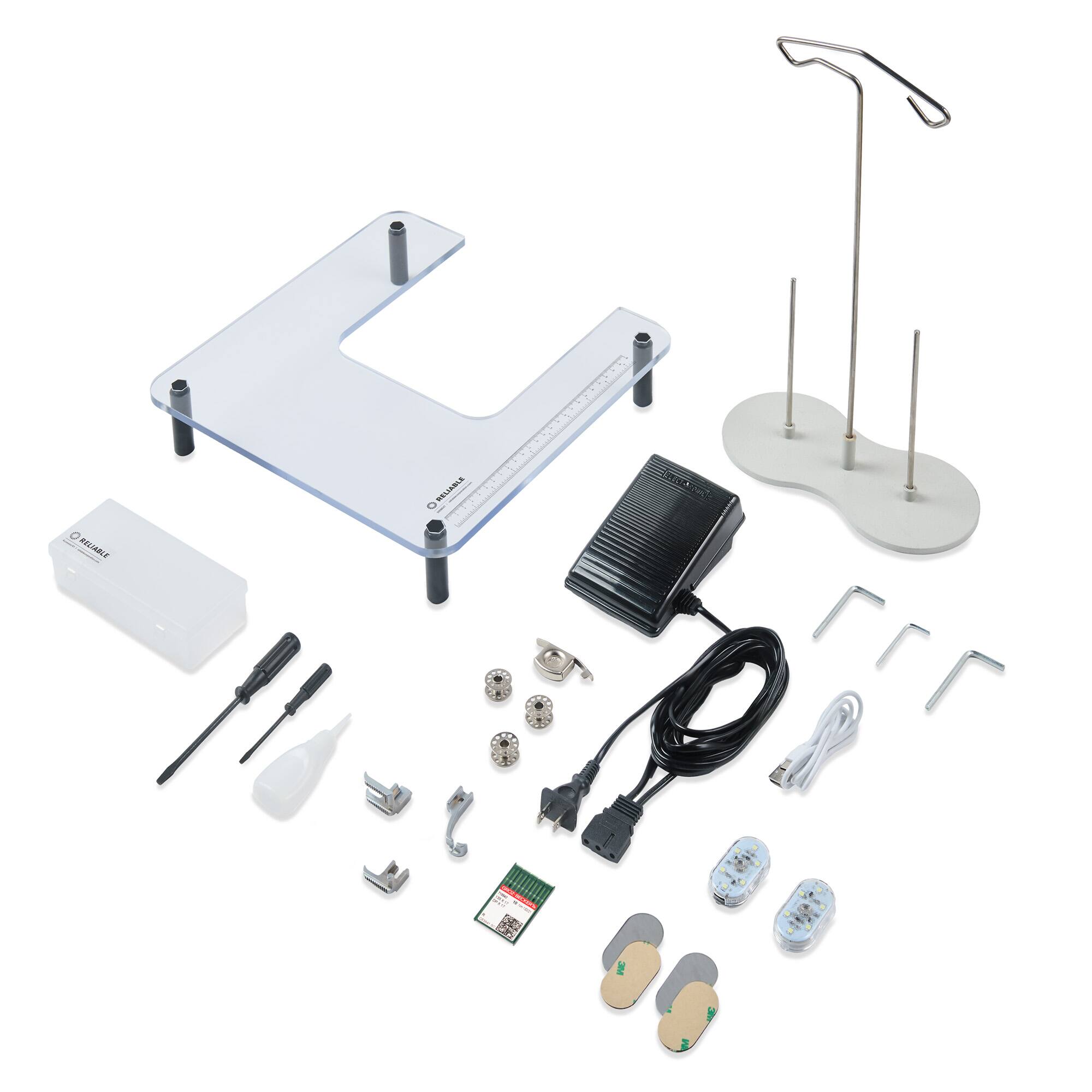 Barracuda™ Fit 500BZ Zig-Zag Portable Walking Foot Sewing Machine for Heavy Material