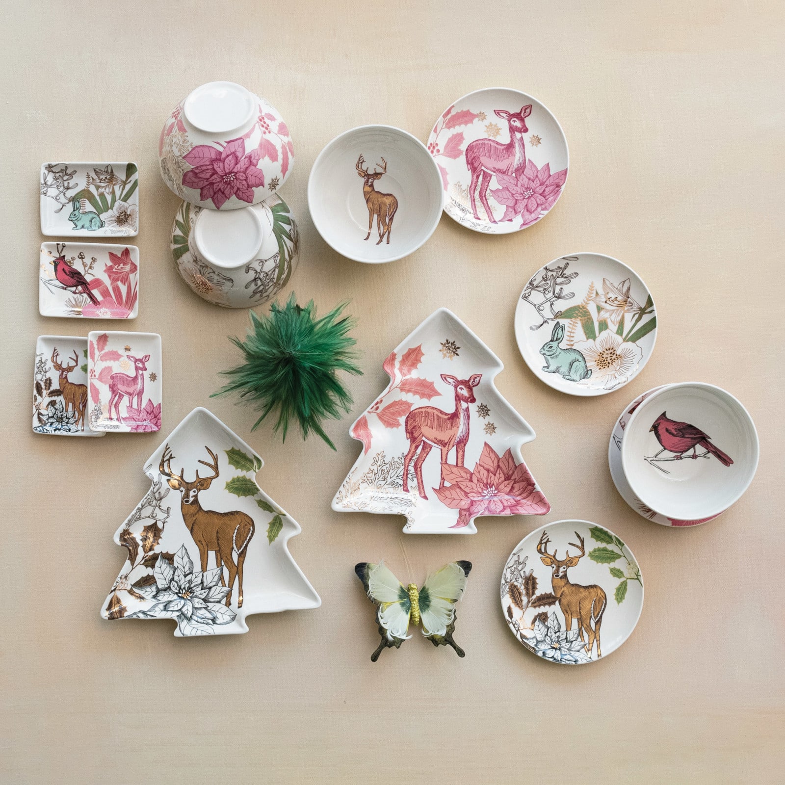 Hello Honey® 6" Woodland Animal Round Stoneware Plates, 12ct.
