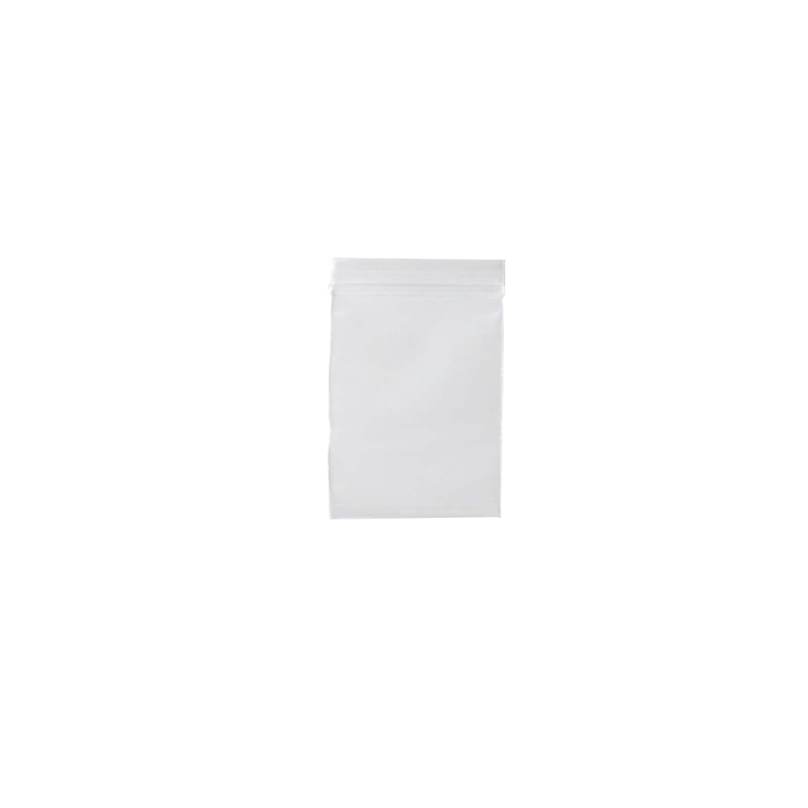 12 Packs: 200 ct. (2,400 total) 1.5" x 2" Clear Resealable Bags by Bead Landing™