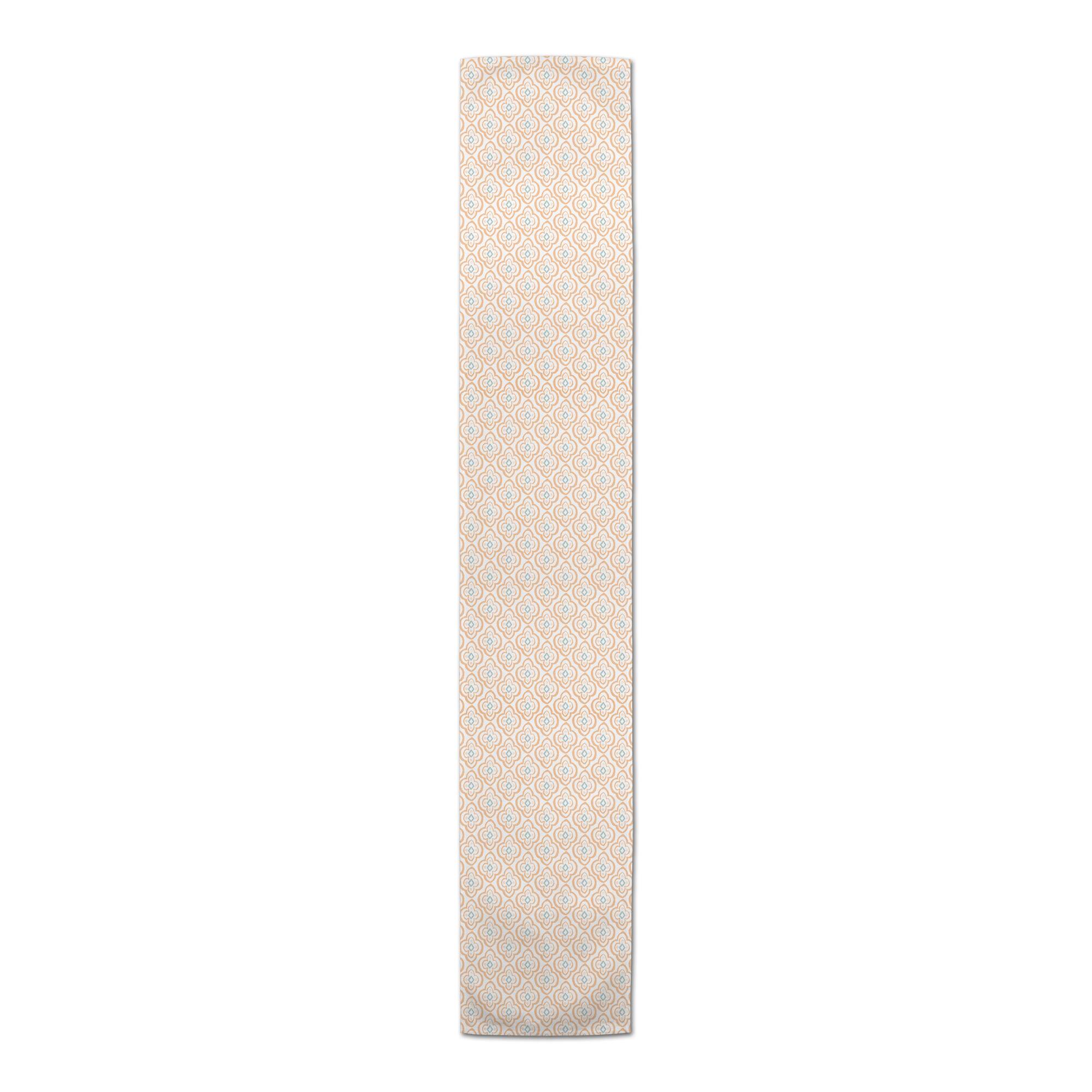 72" Quatre Print Cotton Twill Table Runner