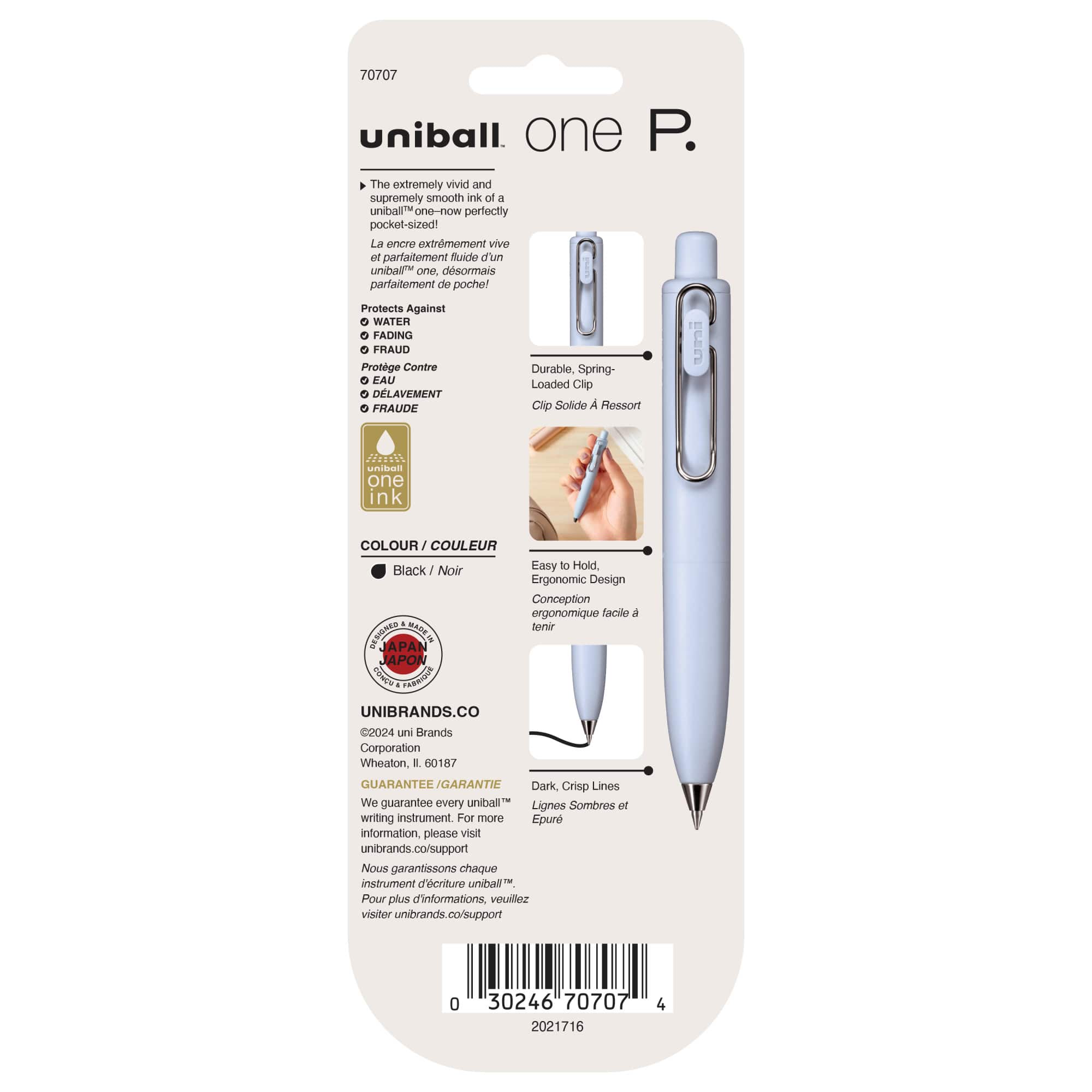 uniball™ One P 0.5mm Black Retractable Gel Pen Set