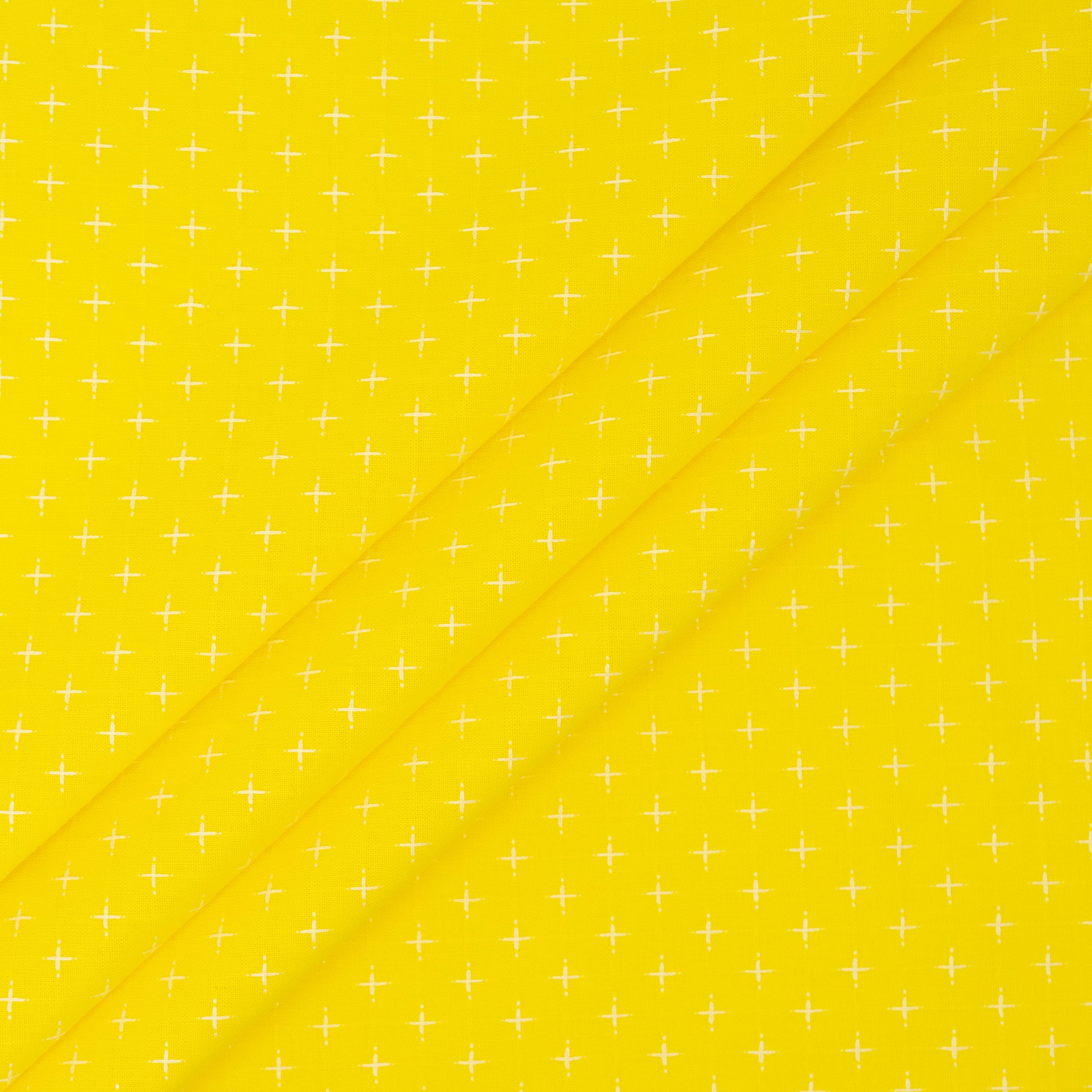 SINGER Embroidered Stitch Cotton Fabric