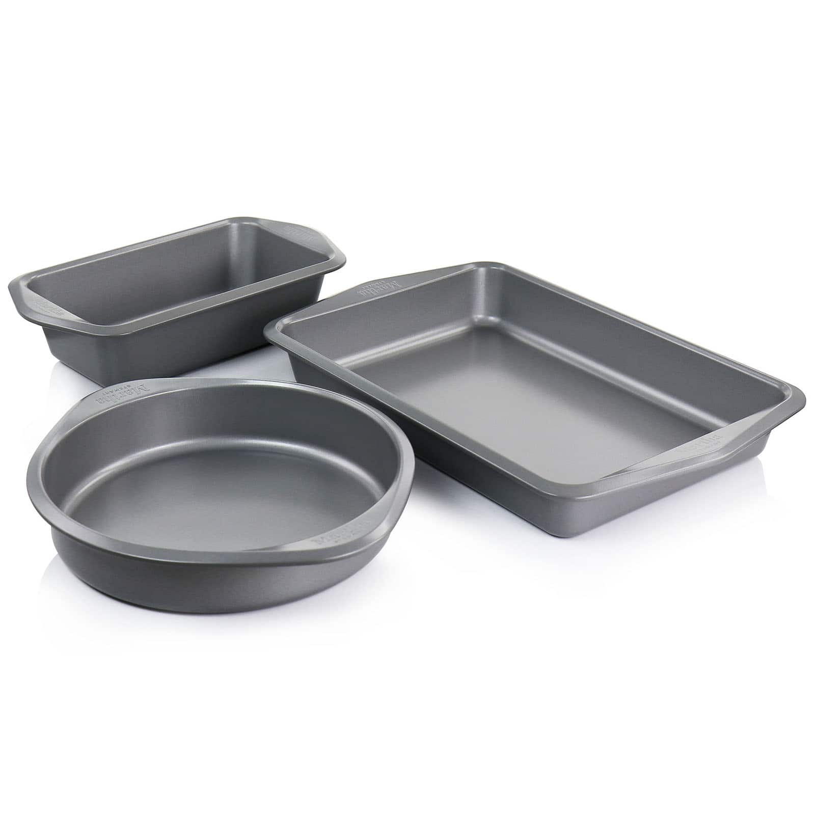 Martha Stewart 3 Piece Assorted Nonstick Steel Bakeware Set
