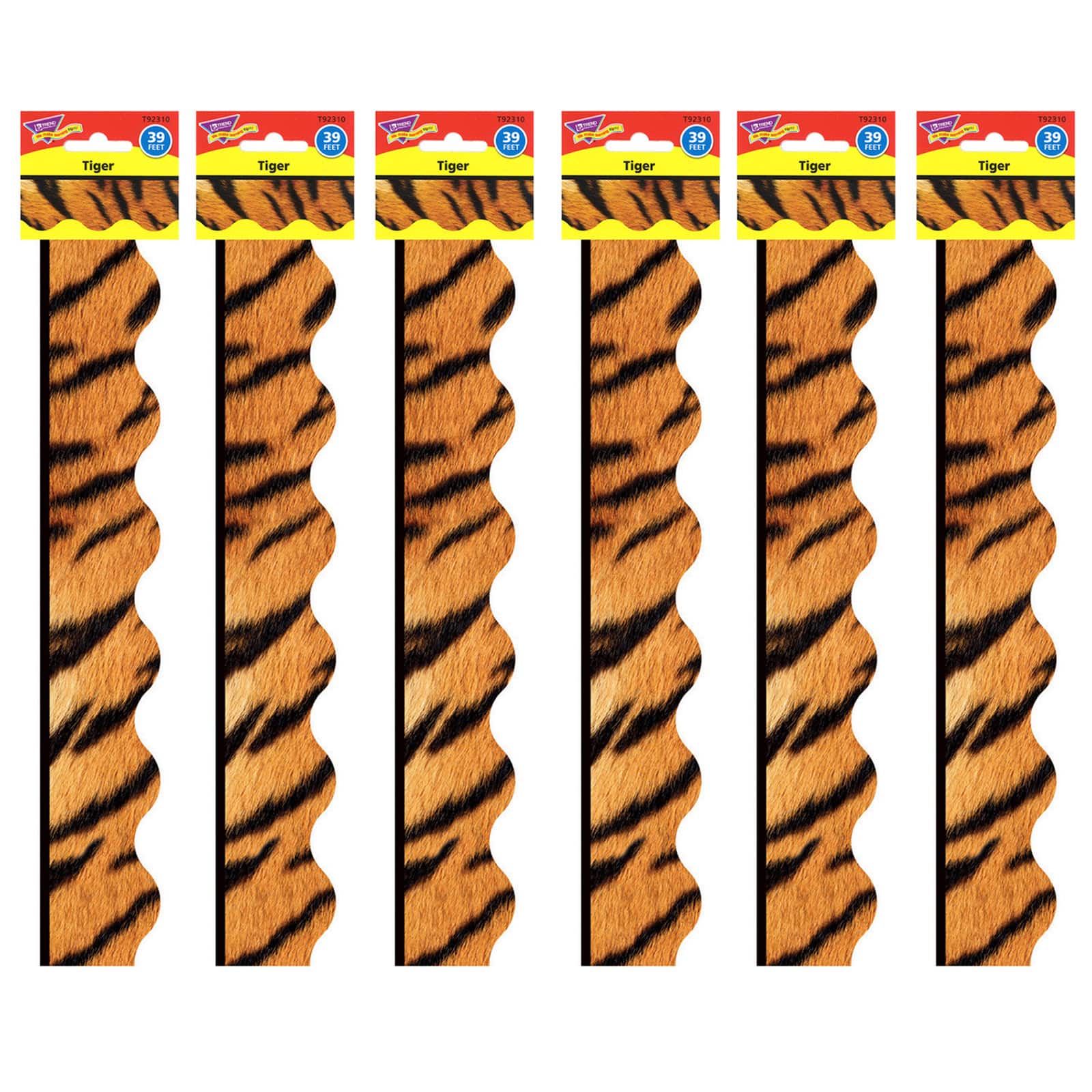 Trend Enterprises® Terrific Trimmers® Tiger Borders, 234ft.