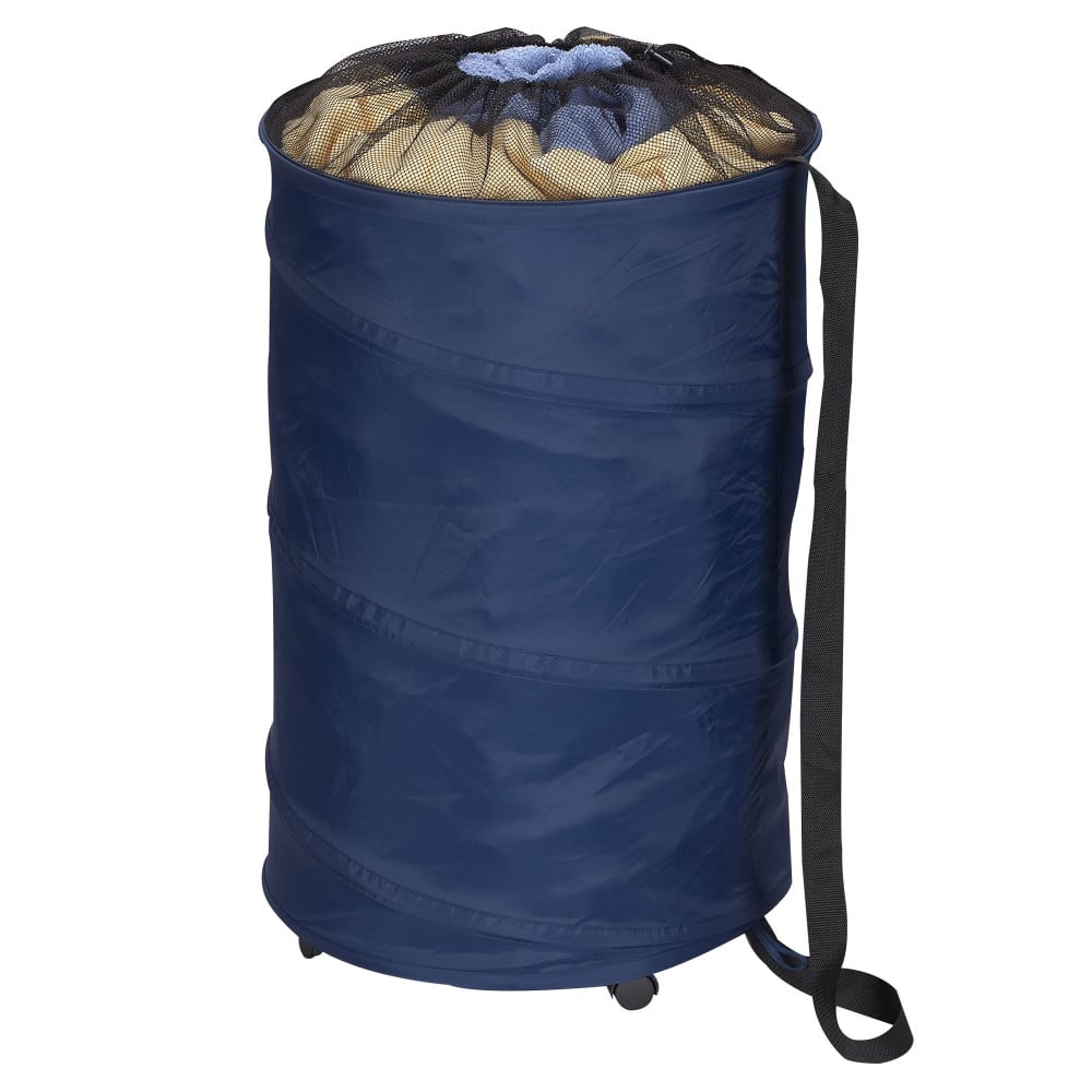 Household Essentials Rolling Pop Up Hamper