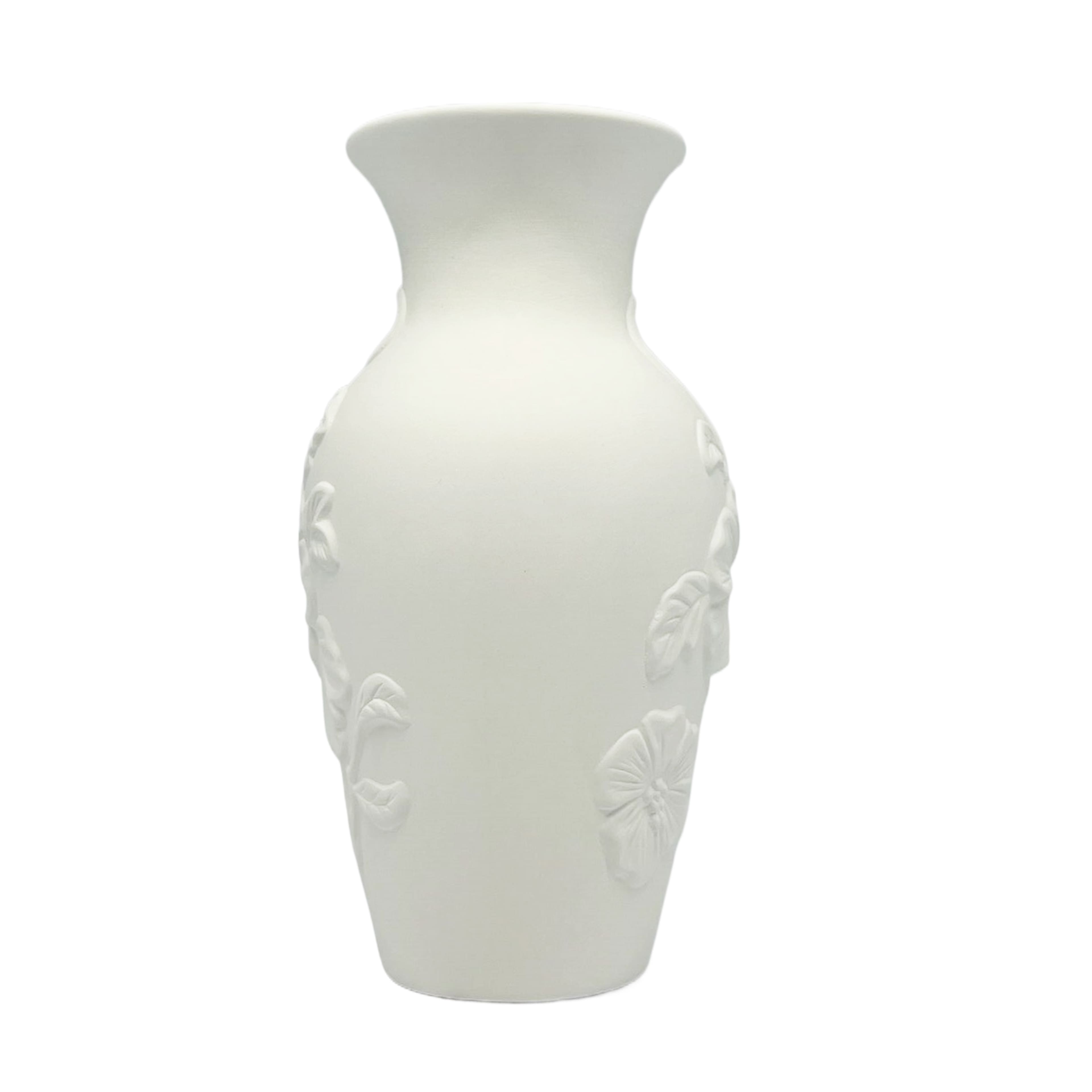8" Embossed Floral DIY Ceramic Vase by Make Market®