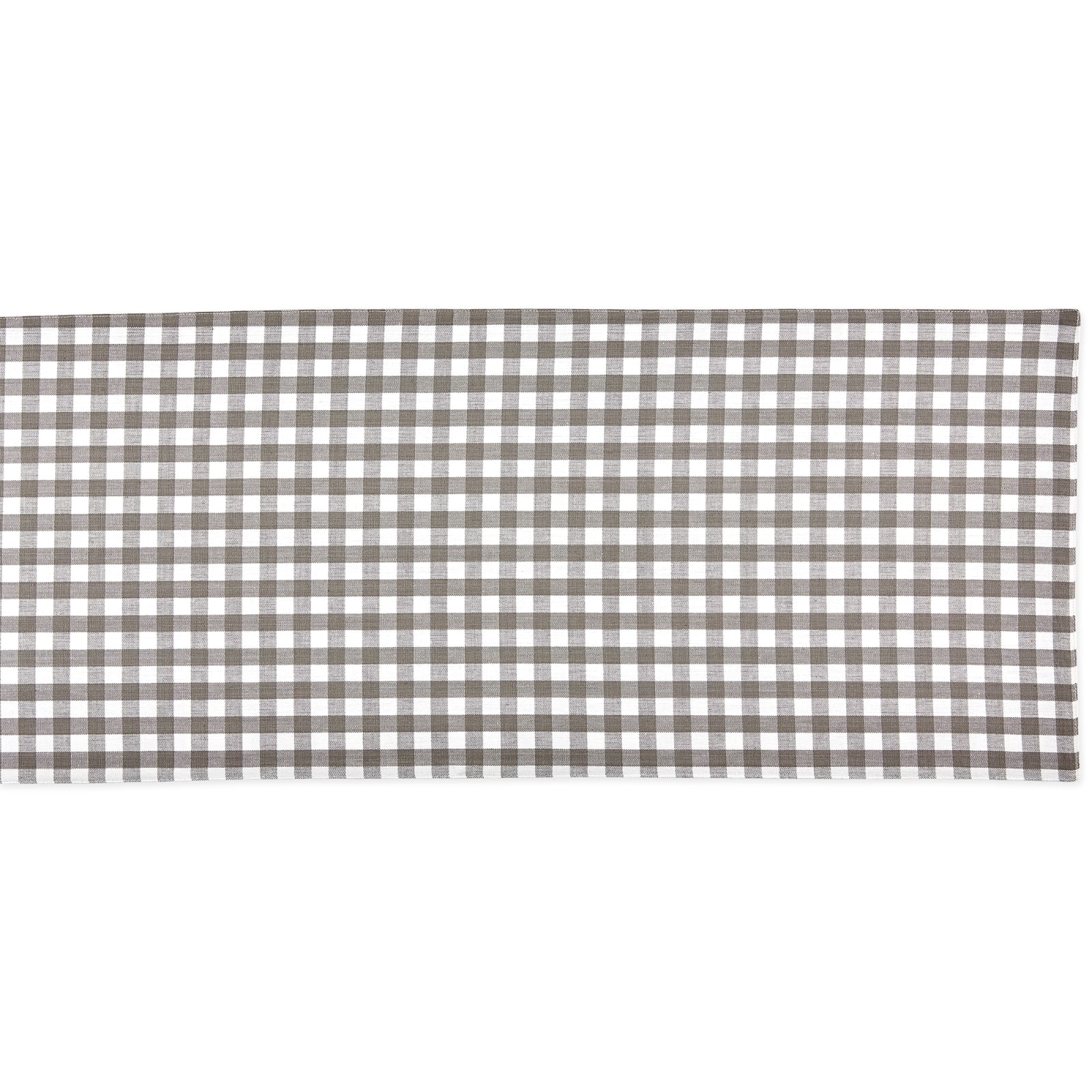 DII® 72" Reversible Gingham & Buffalo Check Table Runner