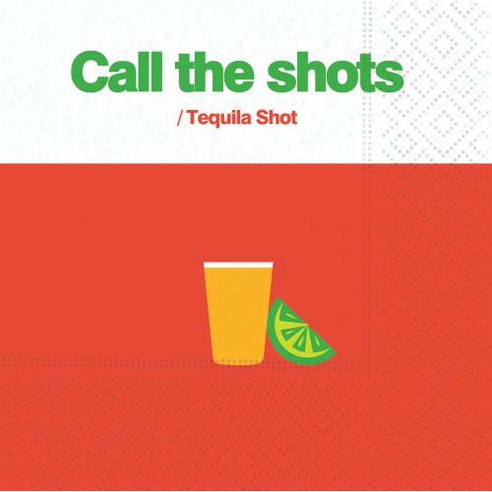 JAM Paper Call the Shots Cocktail Napkins, 40ct.