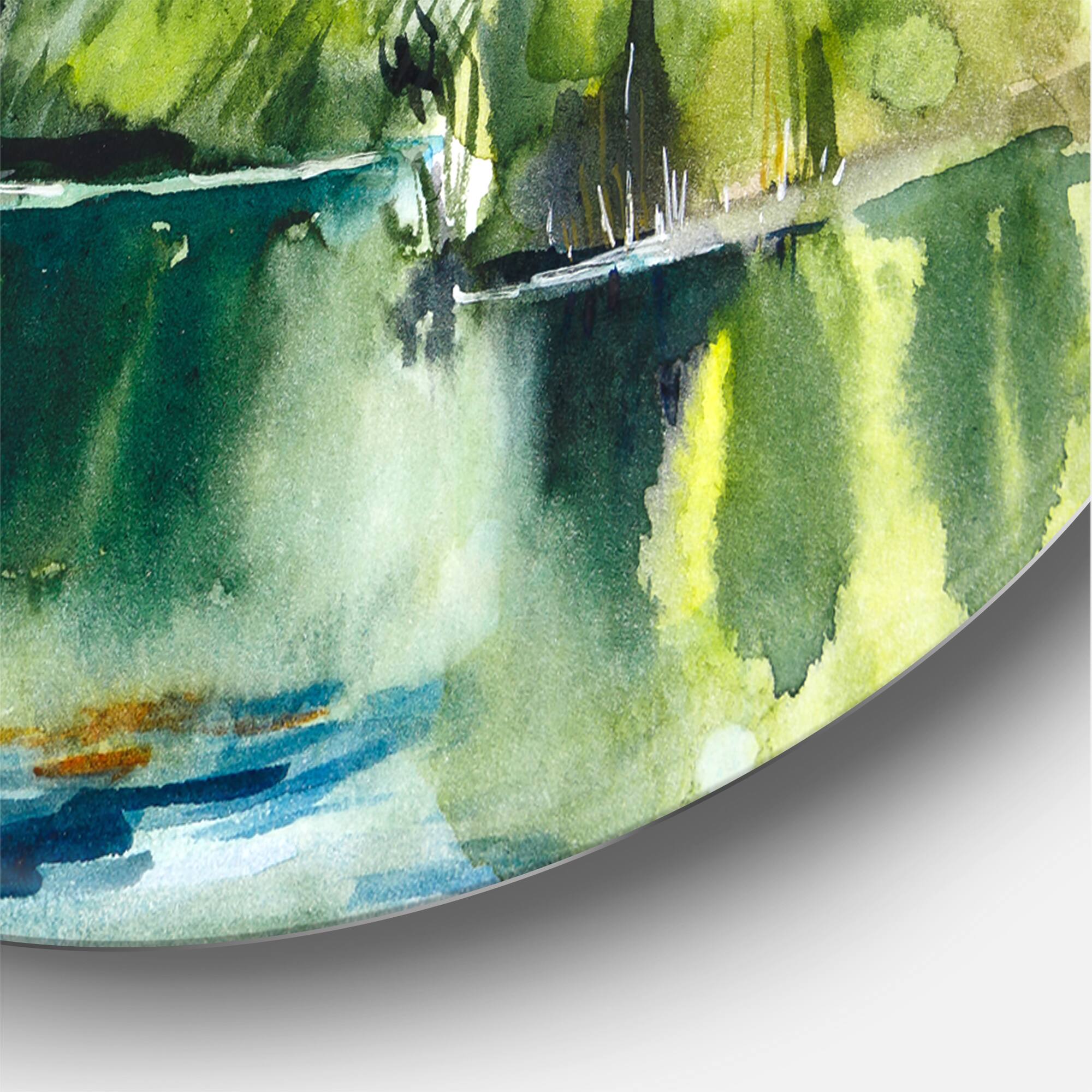 Designart - Landscape With Old Bridge In The Countryside