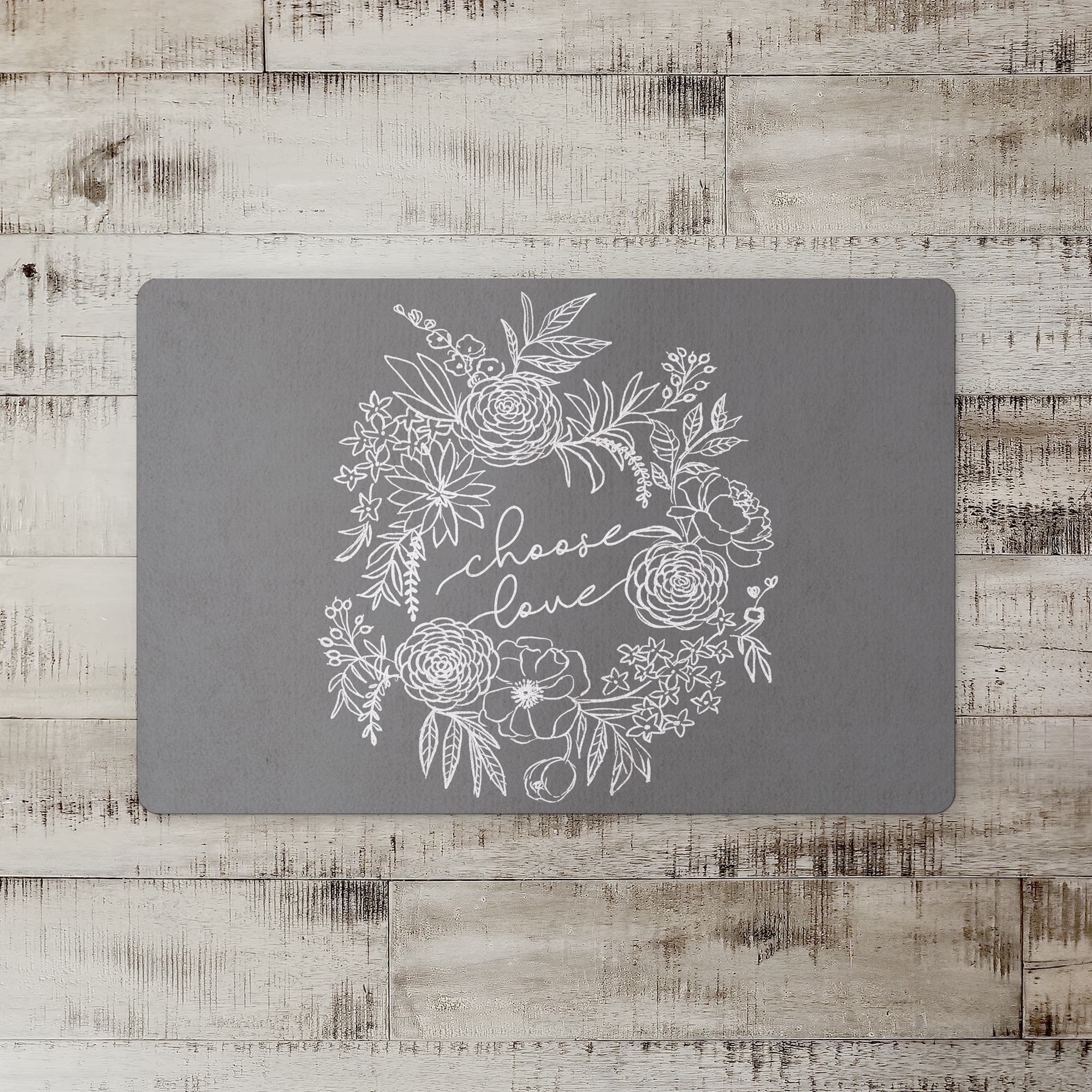 Choose Love 18" x 27" Floor Mat