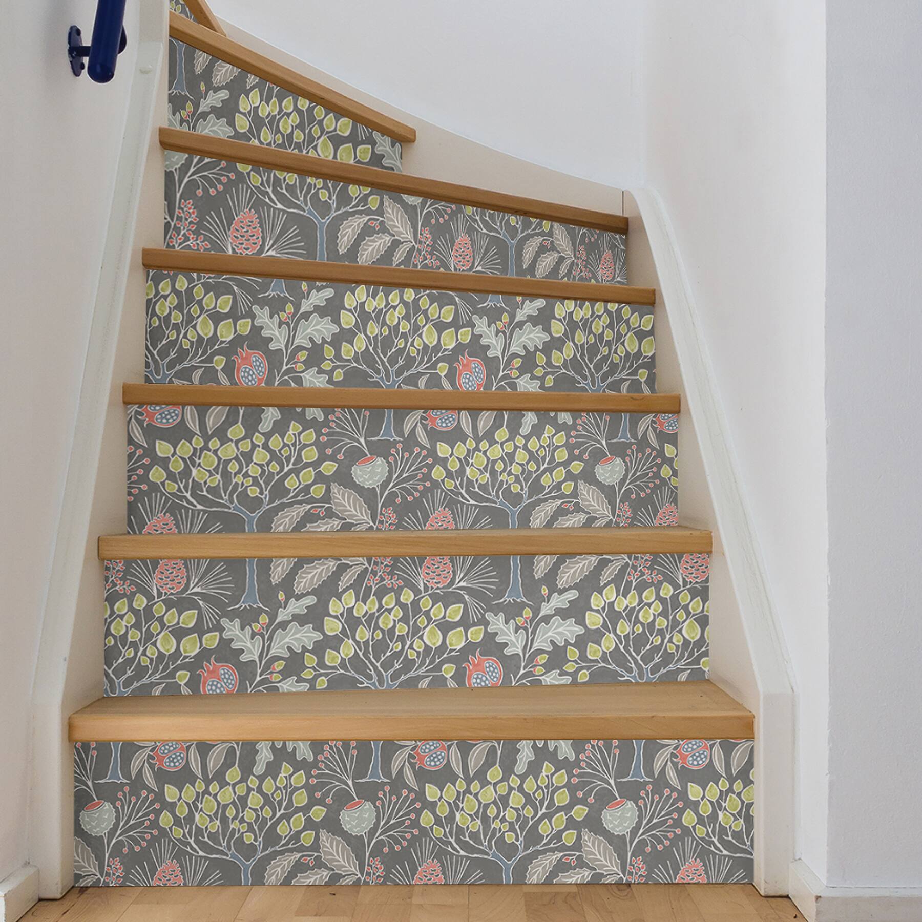 NuWallpaper Groovy Garden Gray Peel & Stick Wallpaper