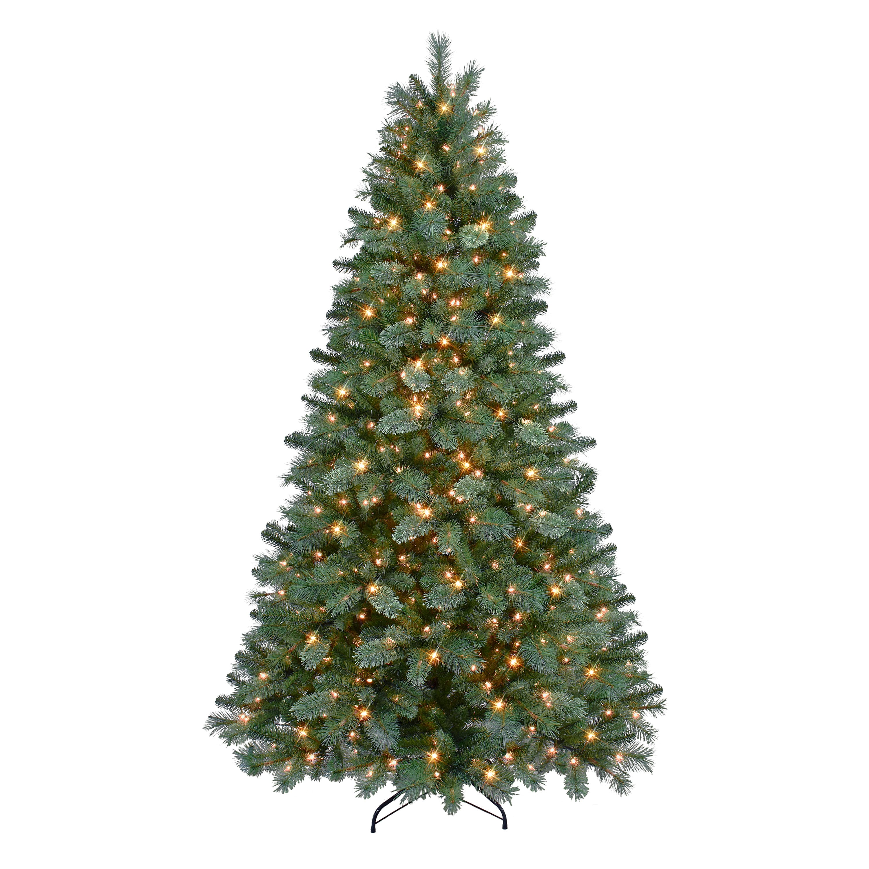 6.5ft. Pre-Lit Teton Artificial Pine Tree, Clear Lights