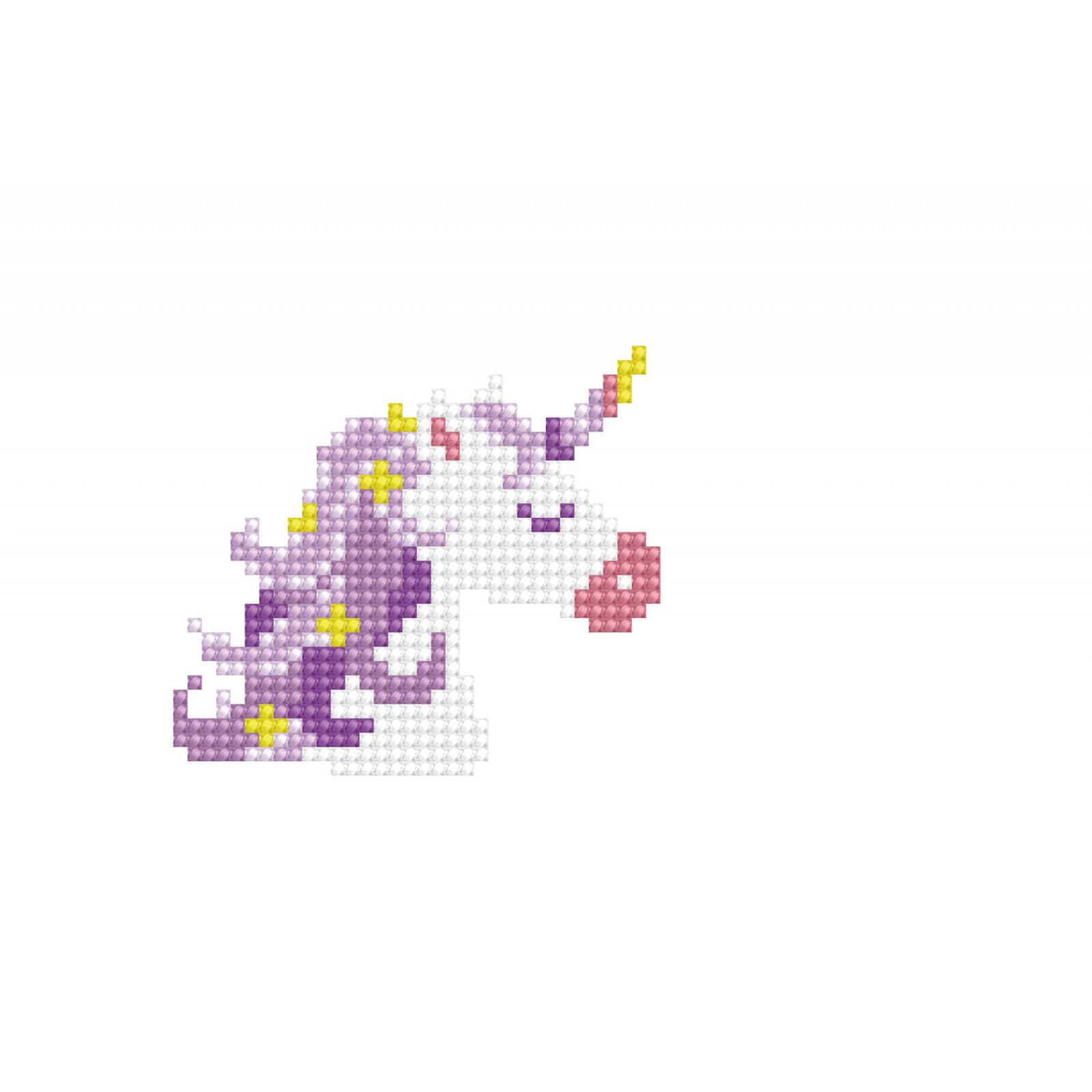 Diamond Dotz® Beginner Pink Unicorn Zipper Pouch Diamond Painting Kit
