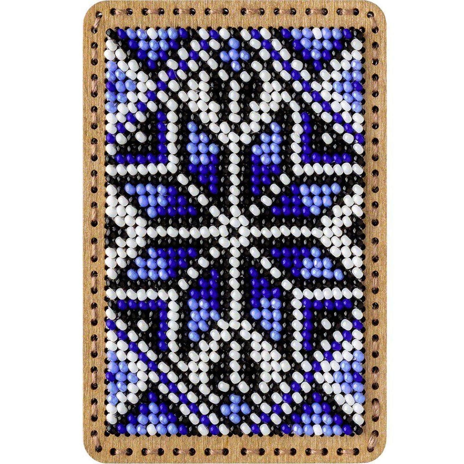 Wonderland Crafts Blue Bead Embroidery Needle Box Kit