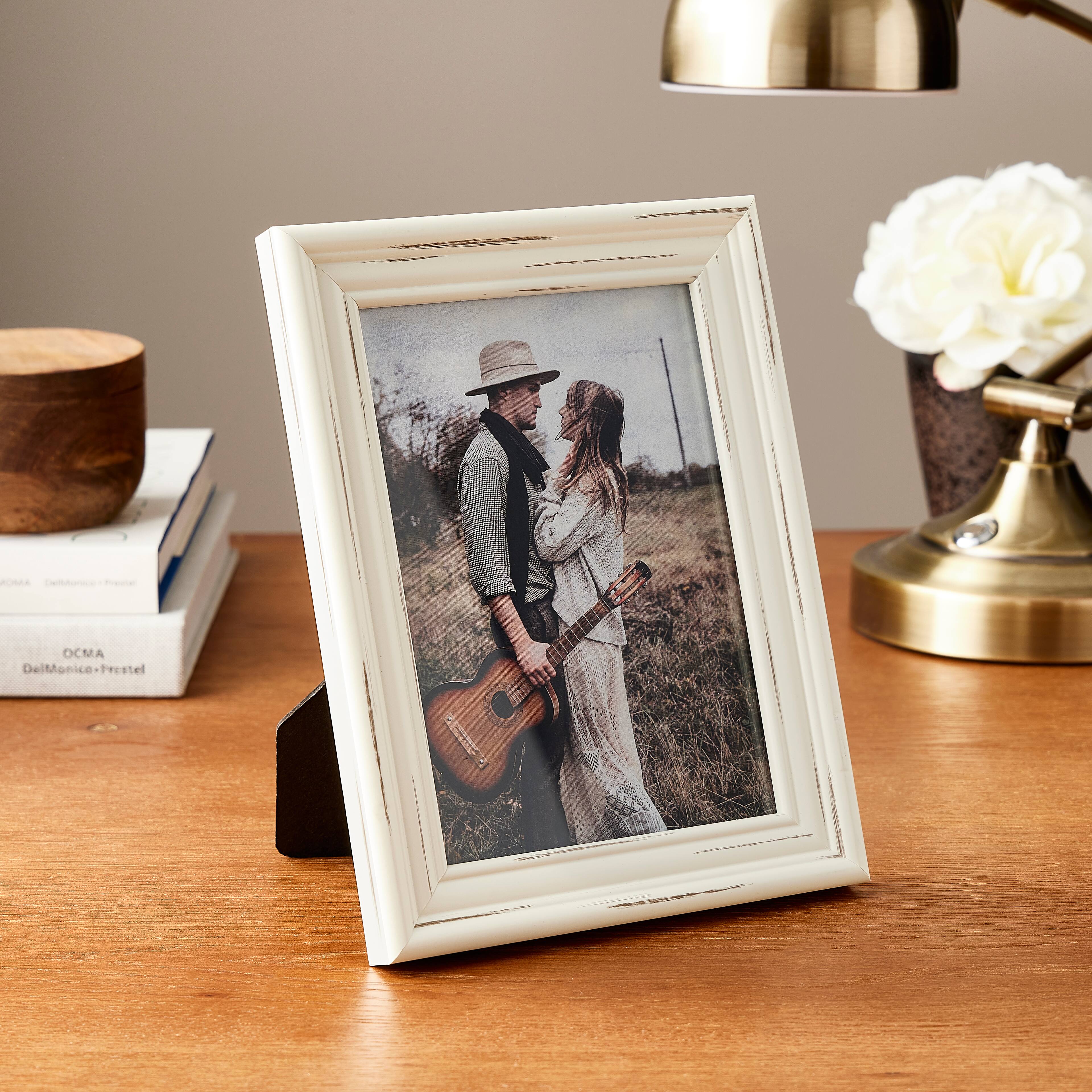 Simply Essentials™ Distressed White Frame by Studio Décor®