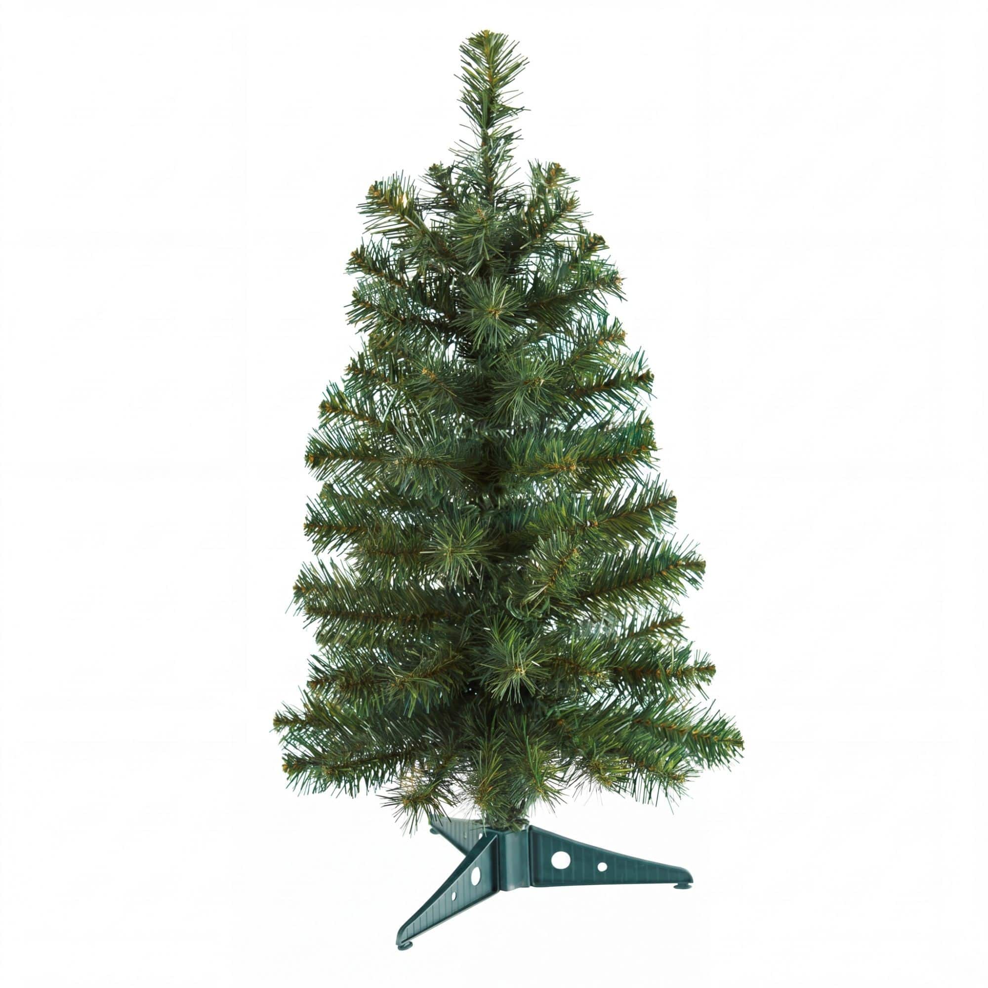 Nearly Natural Green 2 Foot Pine Christmas Tree, One Size, Green