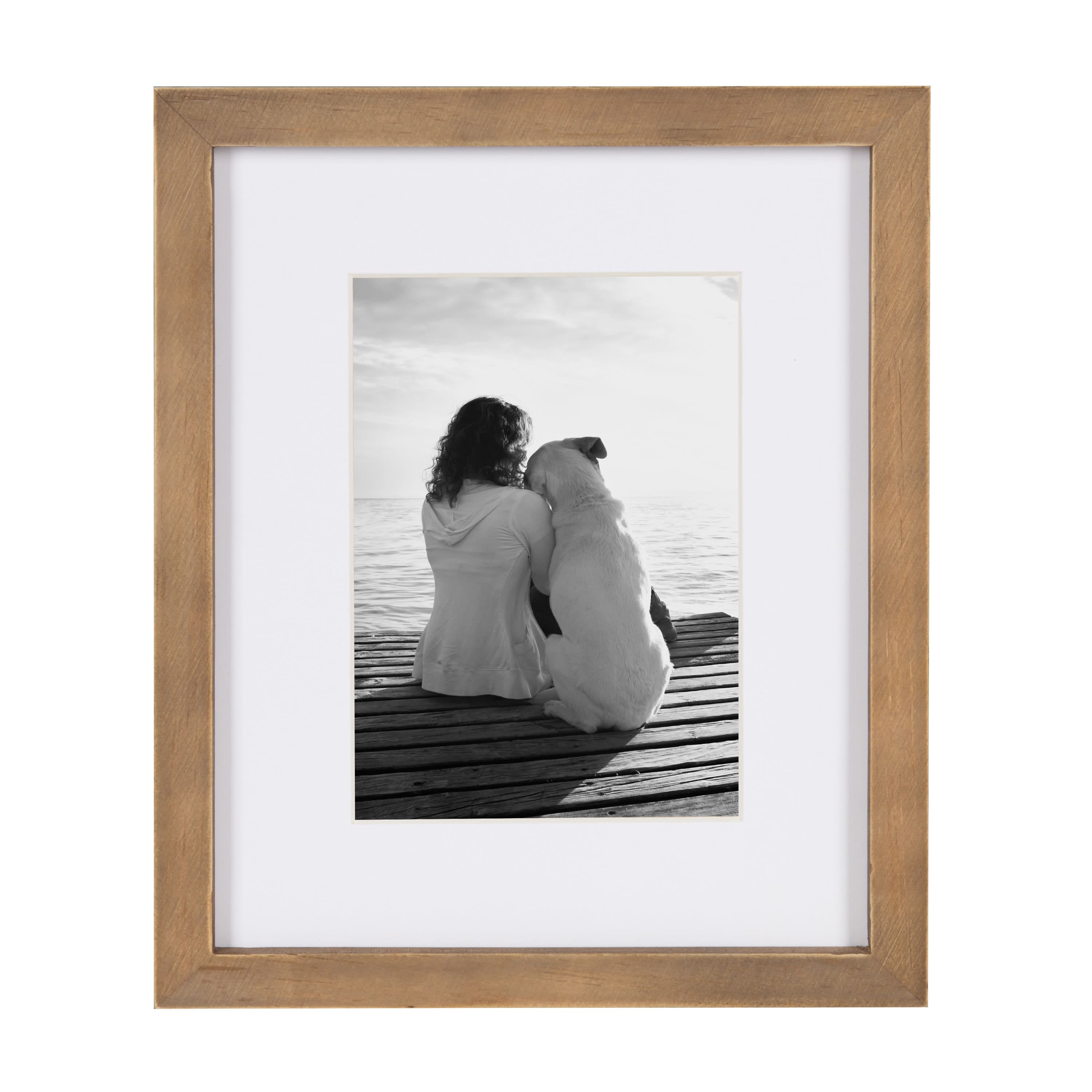 Kate and Laurel Gallery 8" x 10" Picture Frames with 5" x 7" Mat