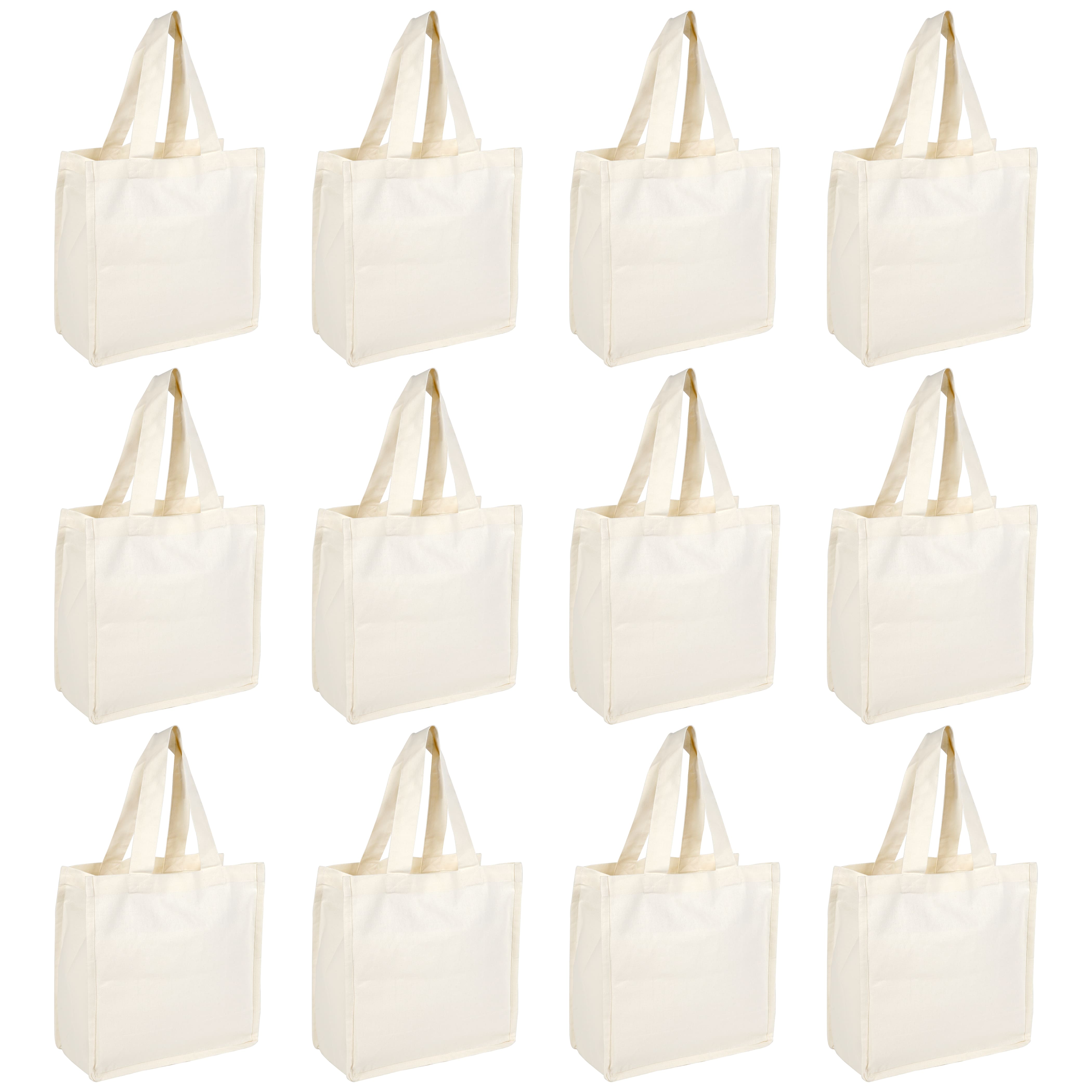12 Pack: Durable Canvas Tote by Make Market®