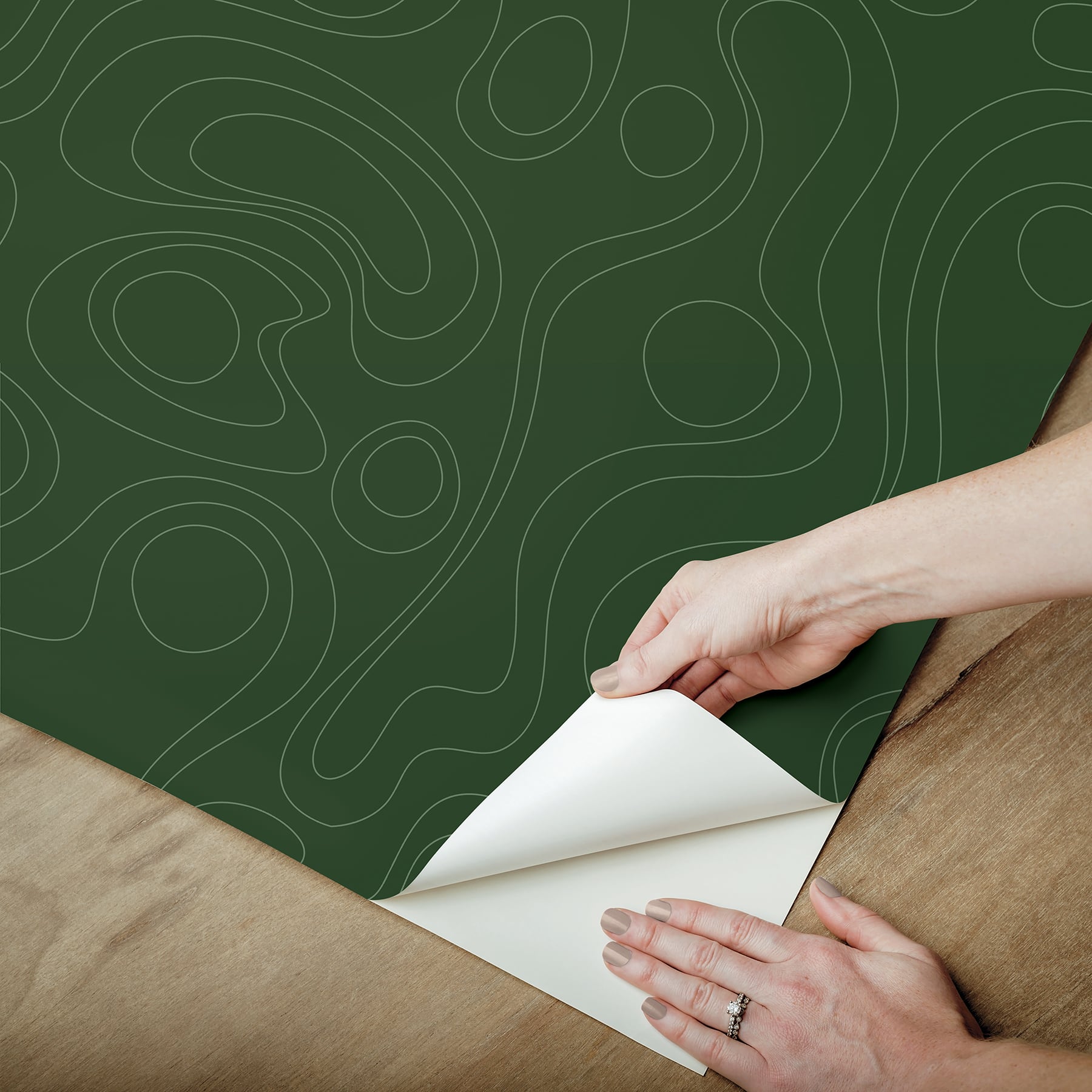 RoomMates Emily Rayna Lineation Peel & Stick Wallpaper