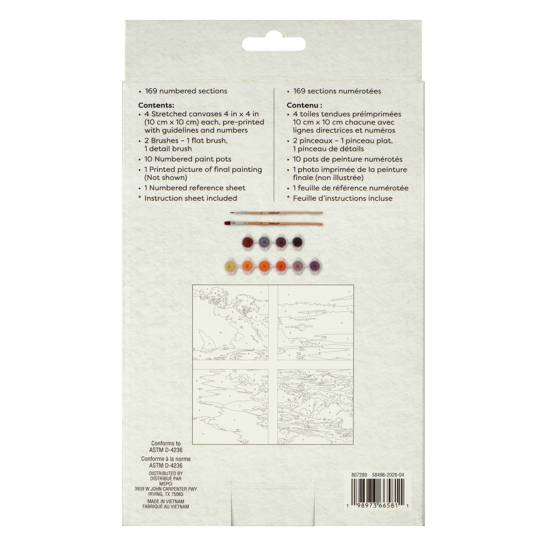 Sunset Paint-by-Number Gallery Mini Kit by Artist's Loft®
