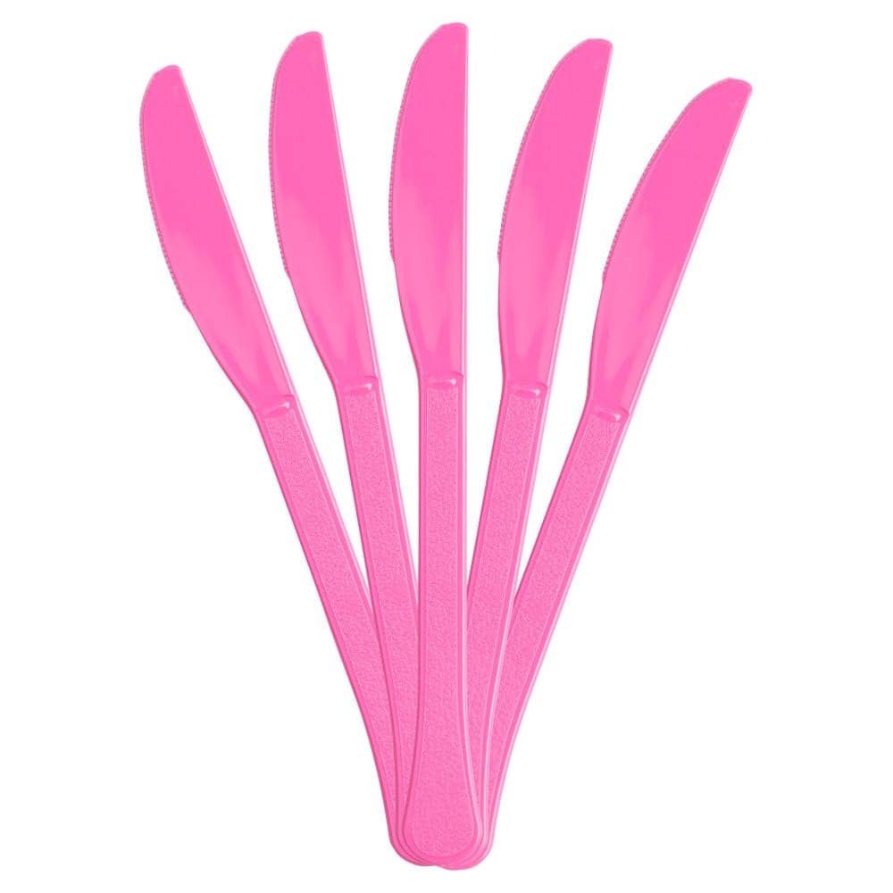 JAM Paper Premium Utensils Plastic Knives Party Pack, 48ct.