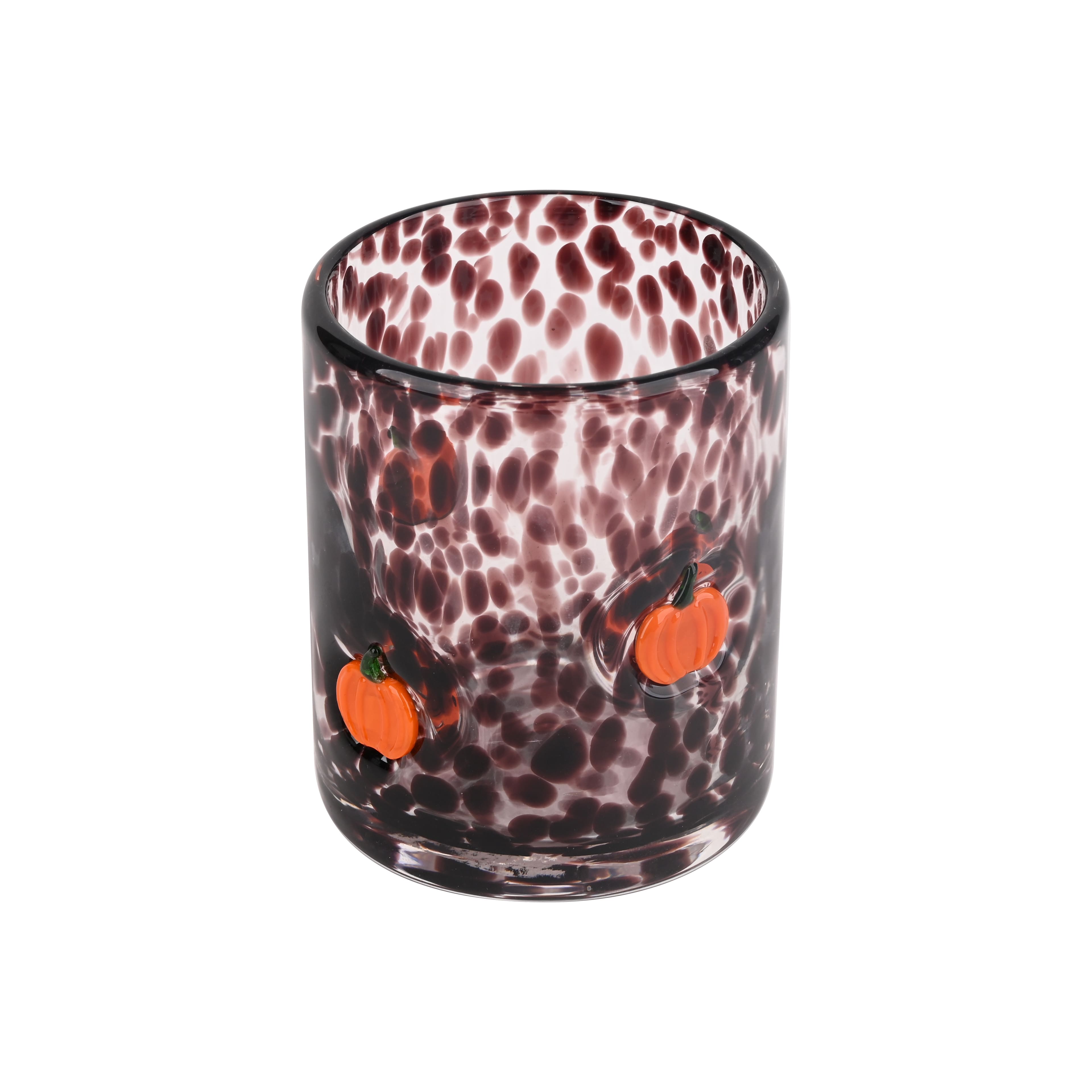 12oz. Confetti Jack-o'-Lantern Icon Double Old Fashioned Glass by Celebrate It™