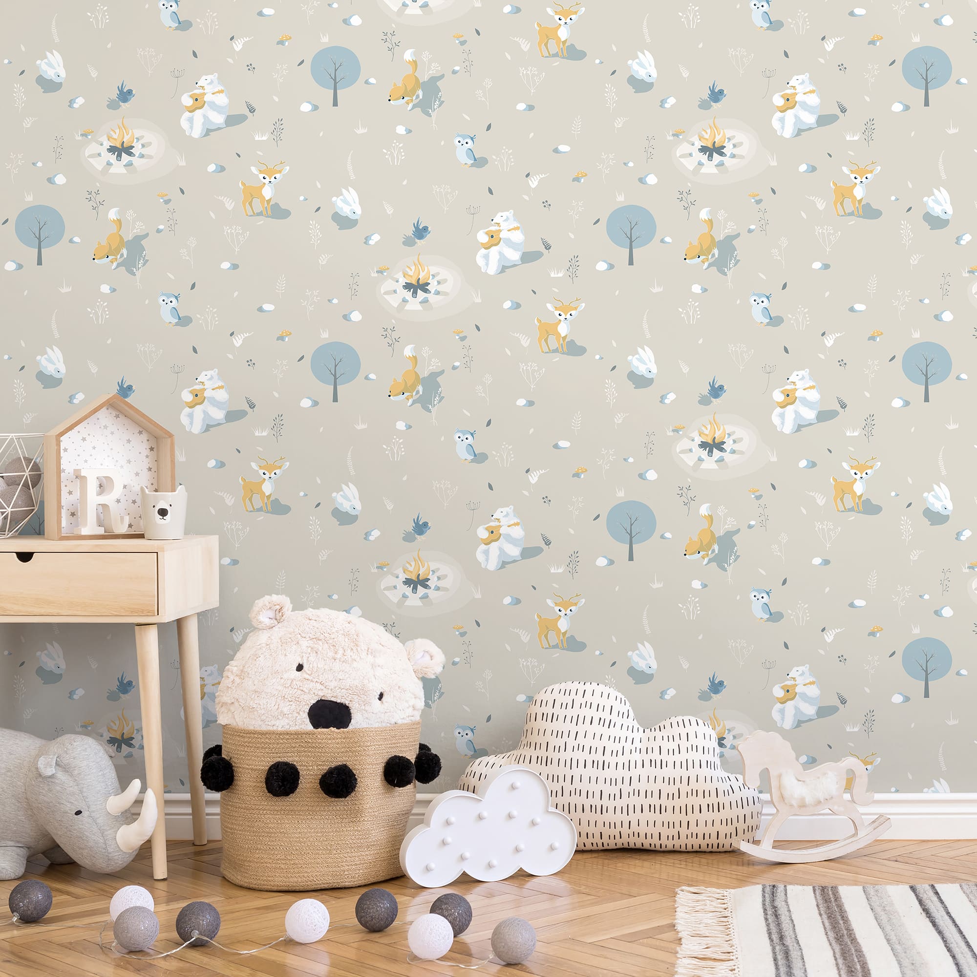 Designs Direct Woodland Friends Wallpaper