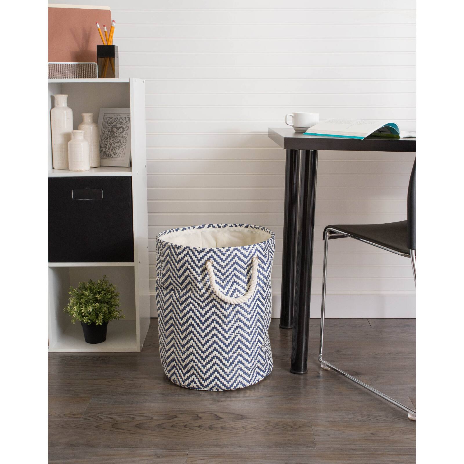 DII® Medium Round Chevron Paper Bin