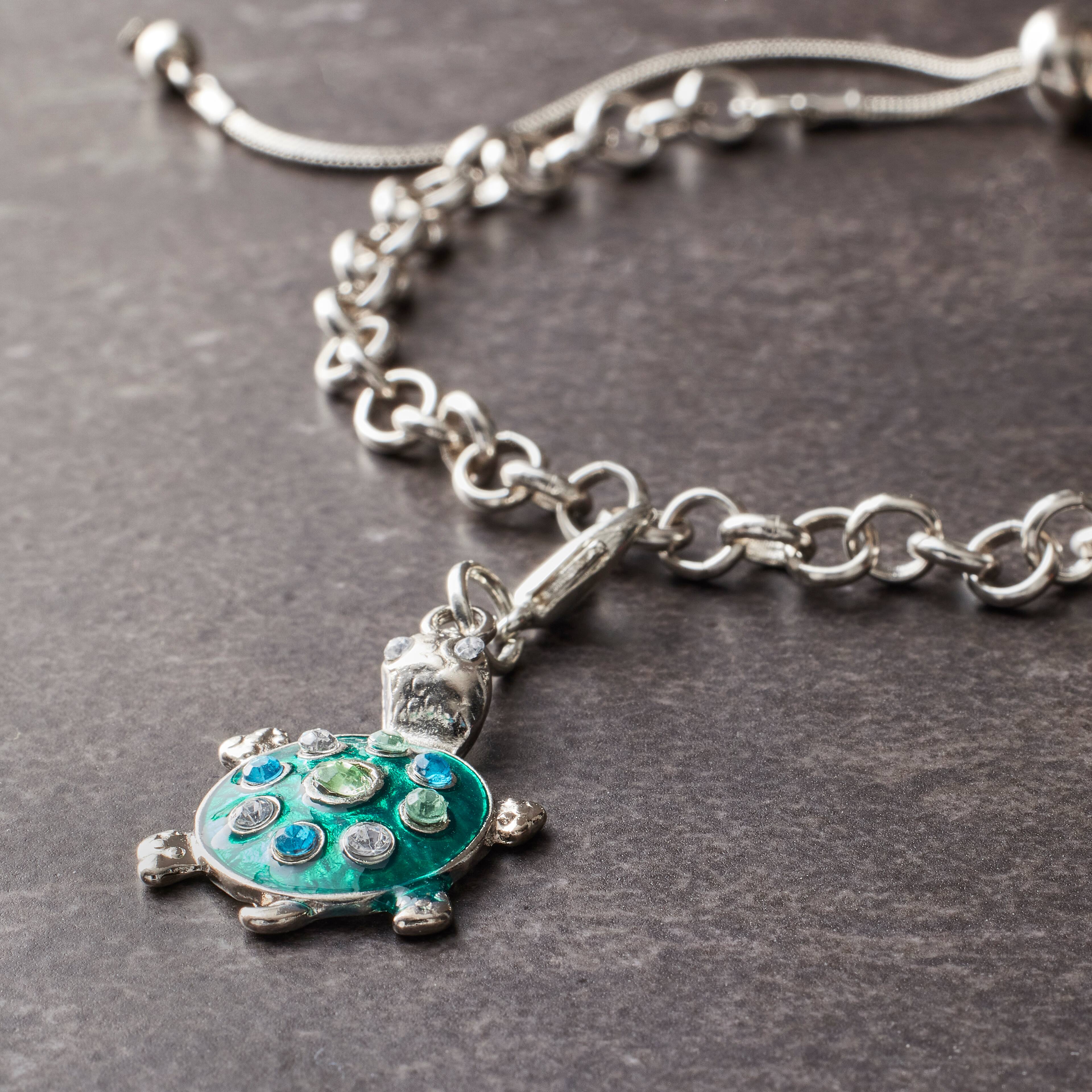 12 Pack: Turtle Charm by Bead Landing™