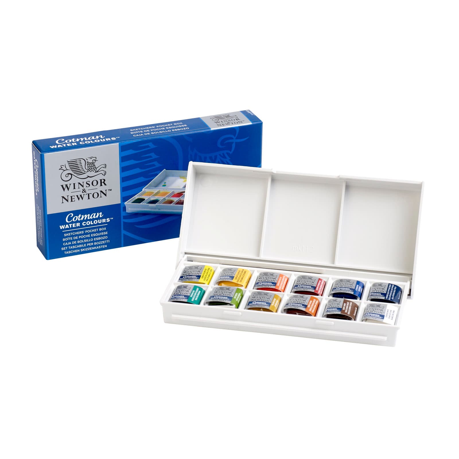 6 Pack: Cotman Watercolours™ Sketchers' Pocket Box by Winsor & Newton™