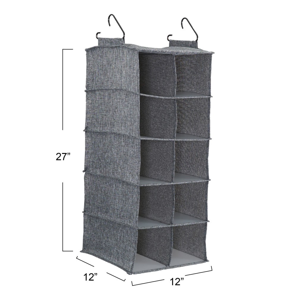 Household Essentials 10-Pocket Hanging Shoe Organizer