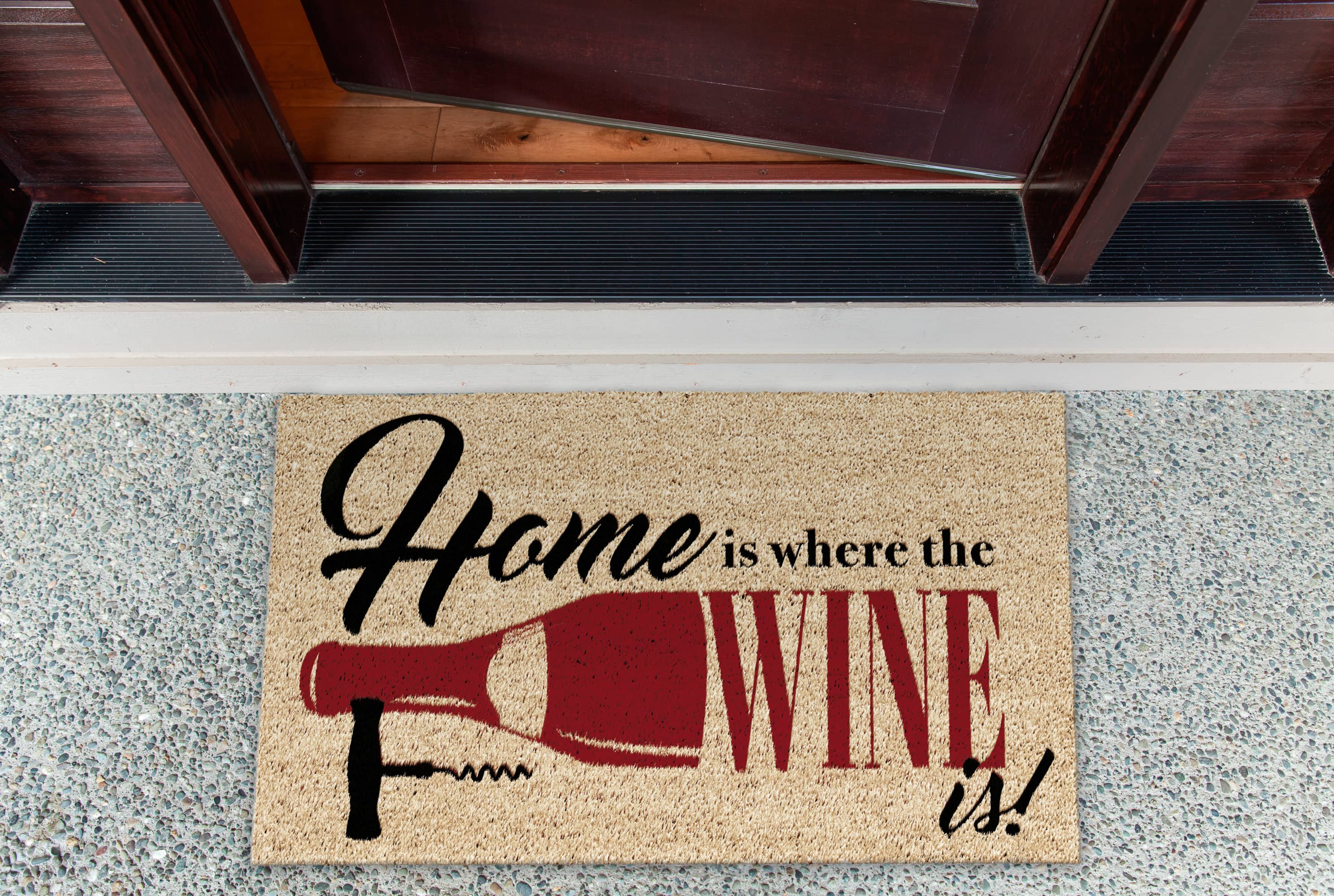 DII® Home Is Where The Wine Is Doormat
