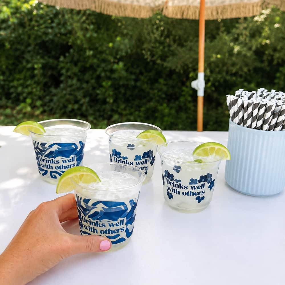 Drinks Well with Others Plastic Cups 10-Pack