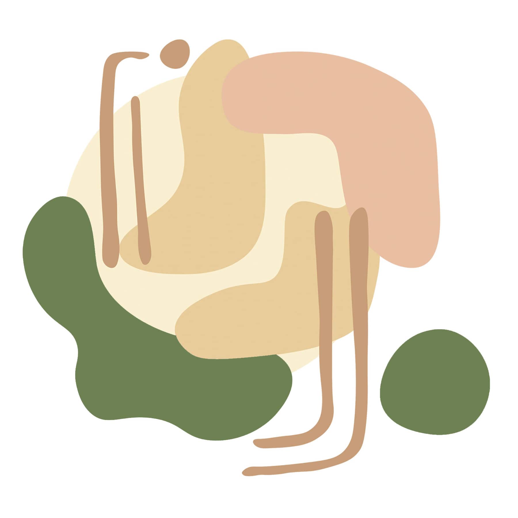 WallPops Very Gay Paint Soft Amoeba Modular Mural Peel & Stick Wall Decals