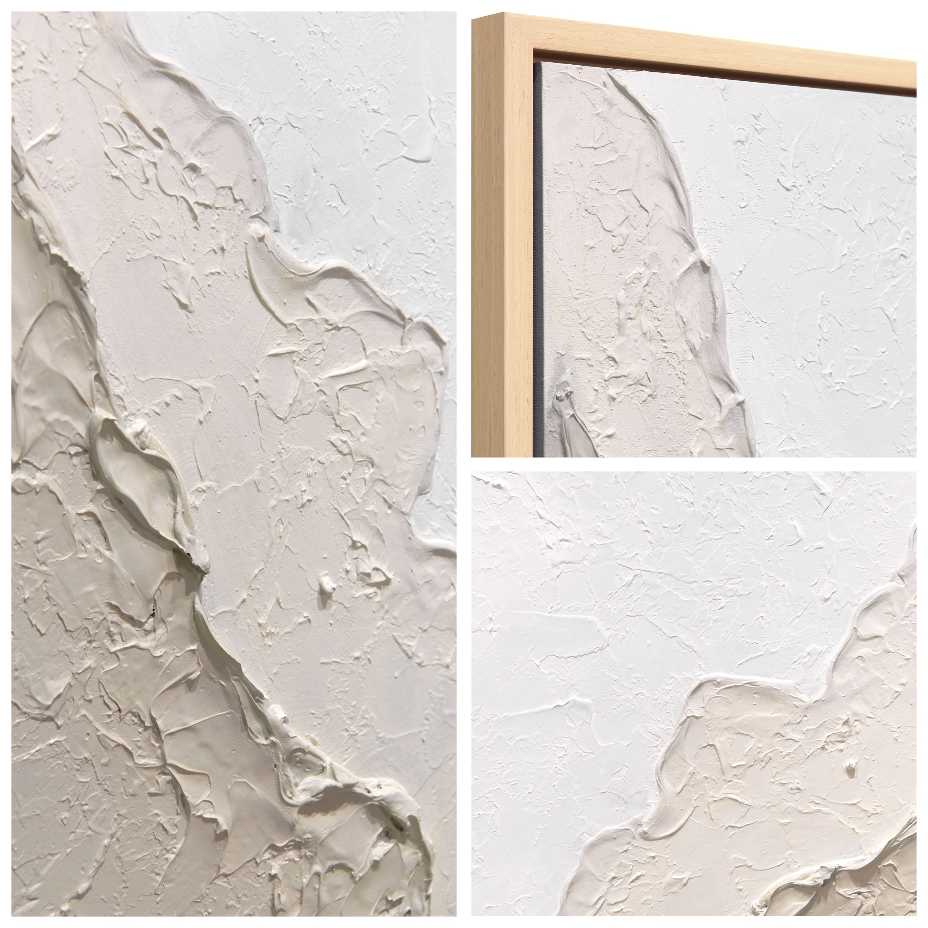 Empire Art Direct 30" x 40" Natural Flow Heavily Textured Hand Painted Framed Canvas Wall Art