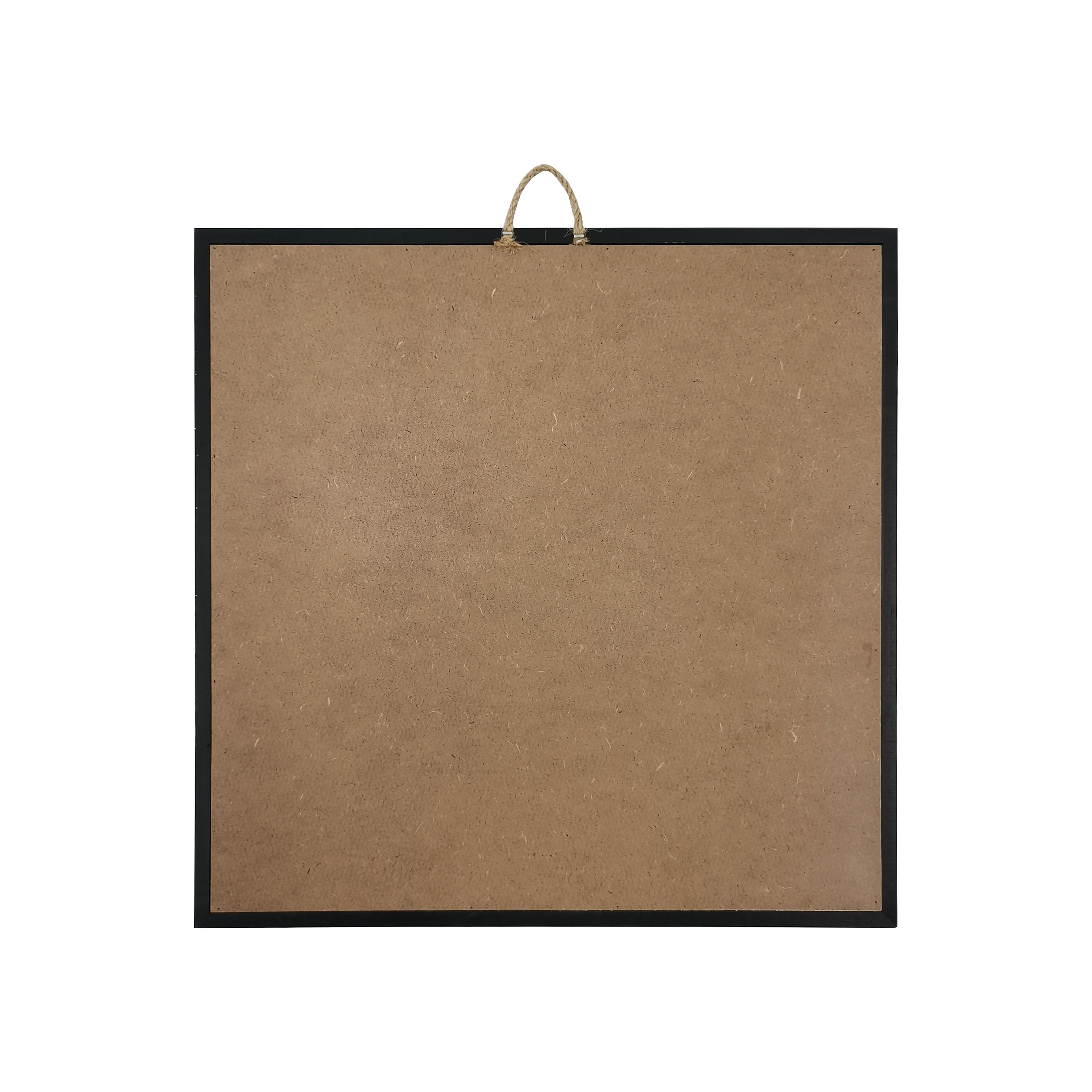 12" x 12" White Plaque with Black Wood Frame by Make Market®