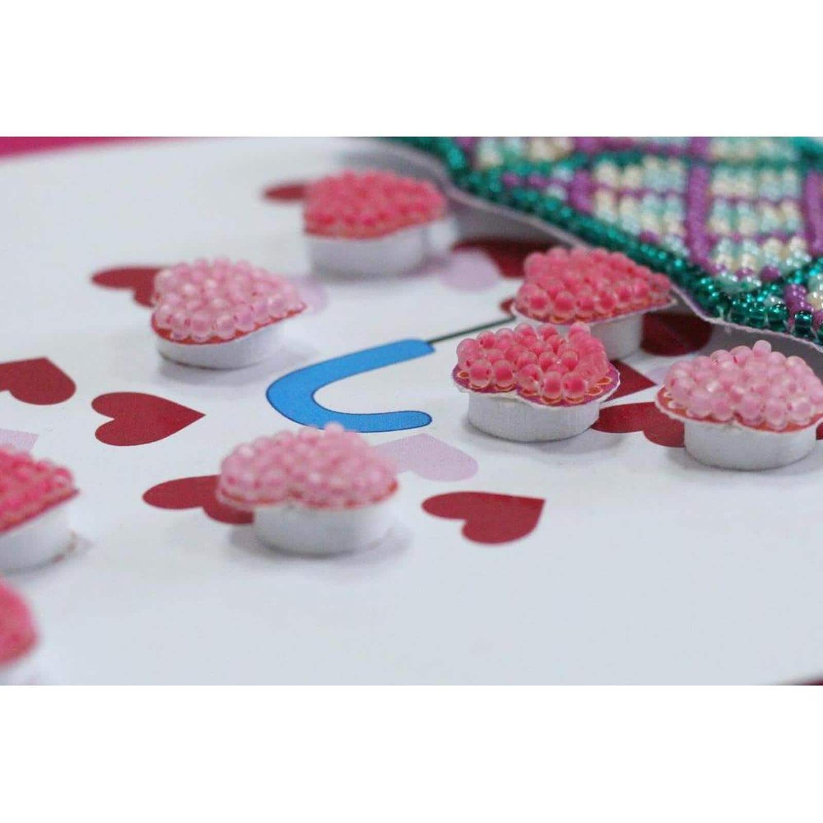 Abris Art Love Rain Postcard Cross Stitch Kit