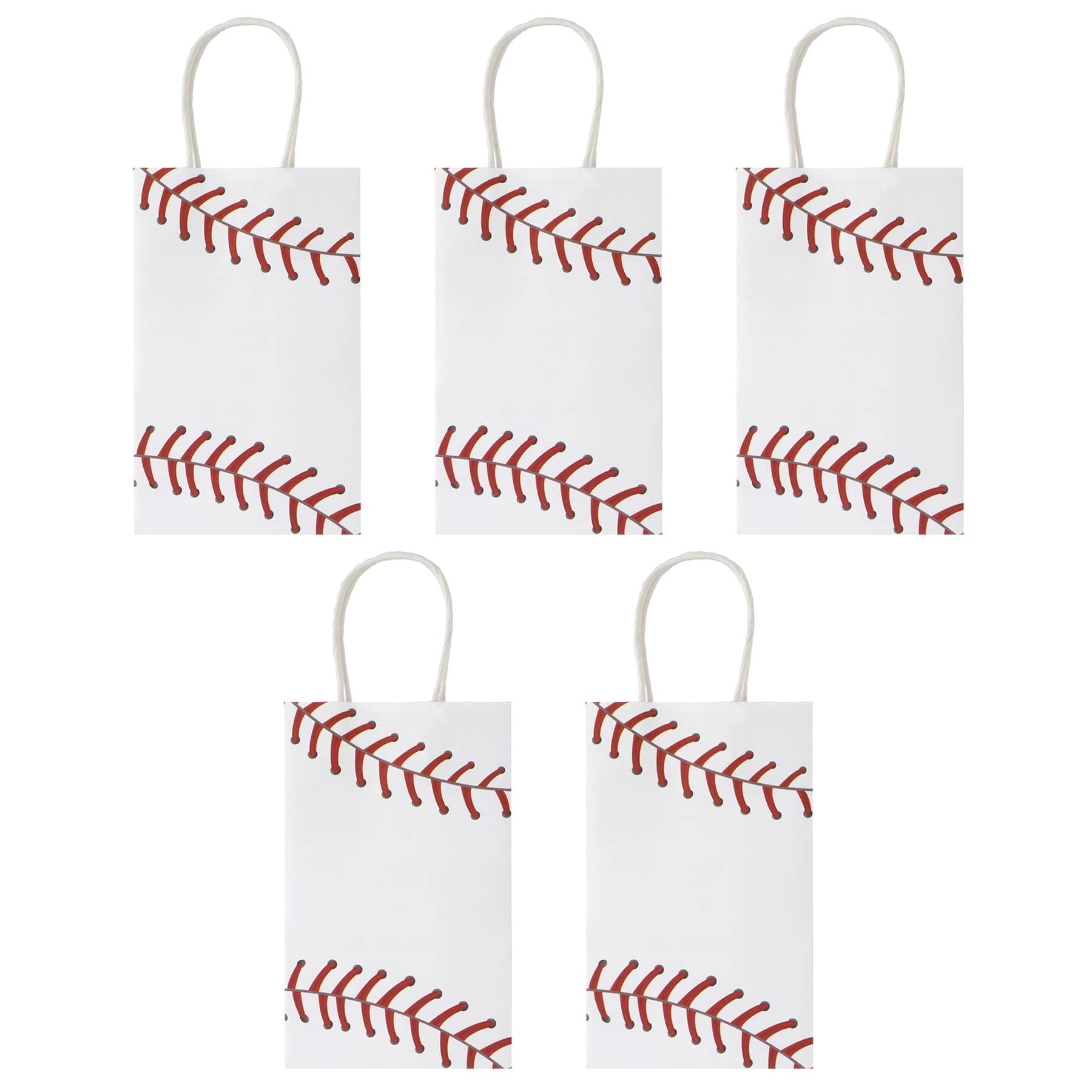 Small Baseball Gift Bags, 5ct. by Celebrate It™