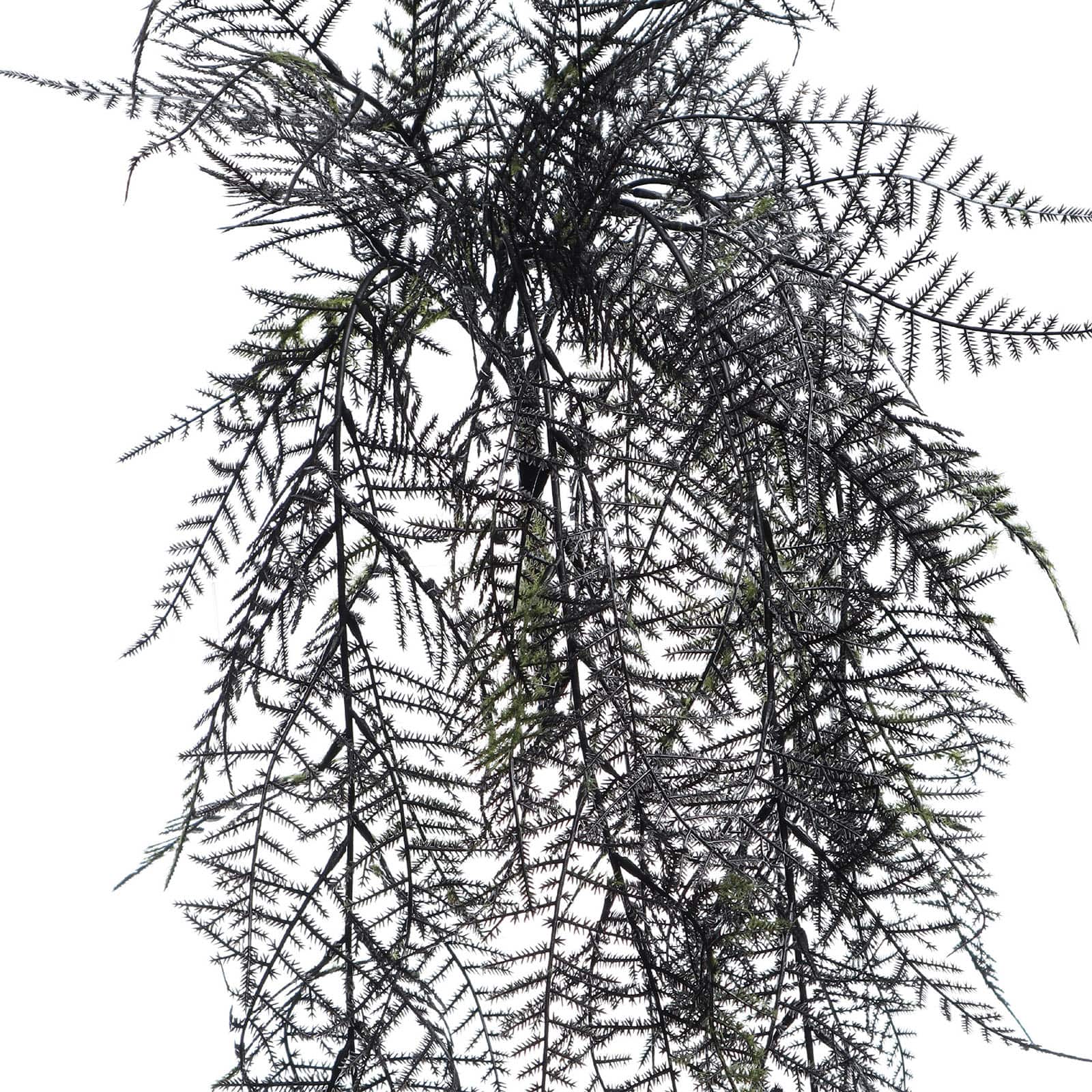 28" Dark Green Hanging Fern Bush by Ashland®