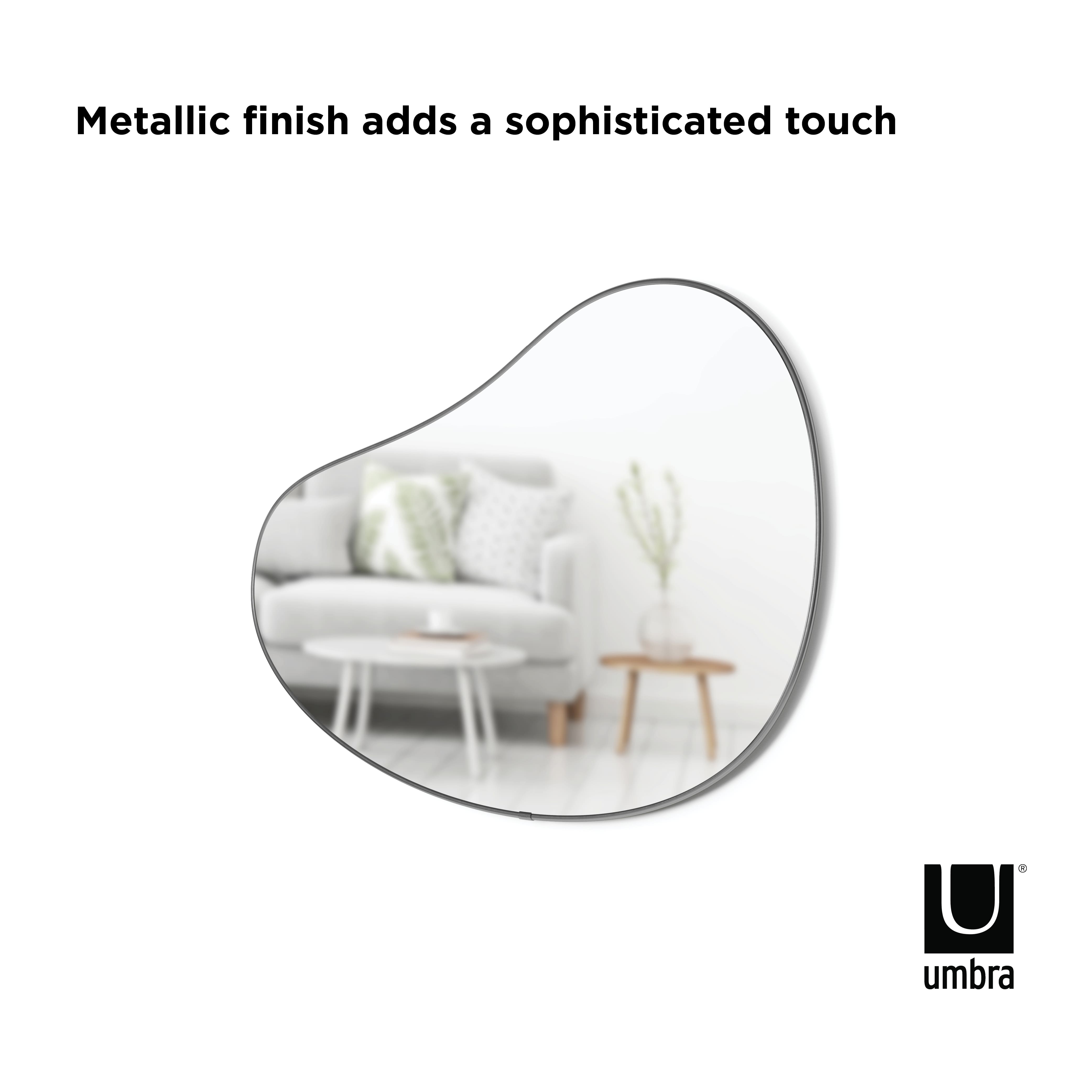 Umbra 36" Titanium Hubba Pebble Mirror