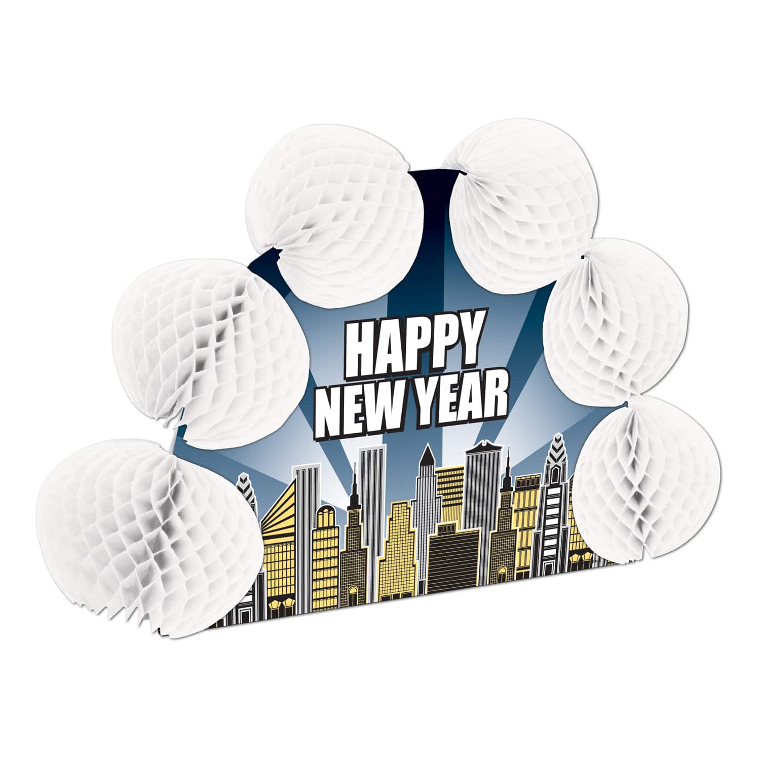 Beistle 10" Happy New Year Pop-Over Centerpieces, 4ct.