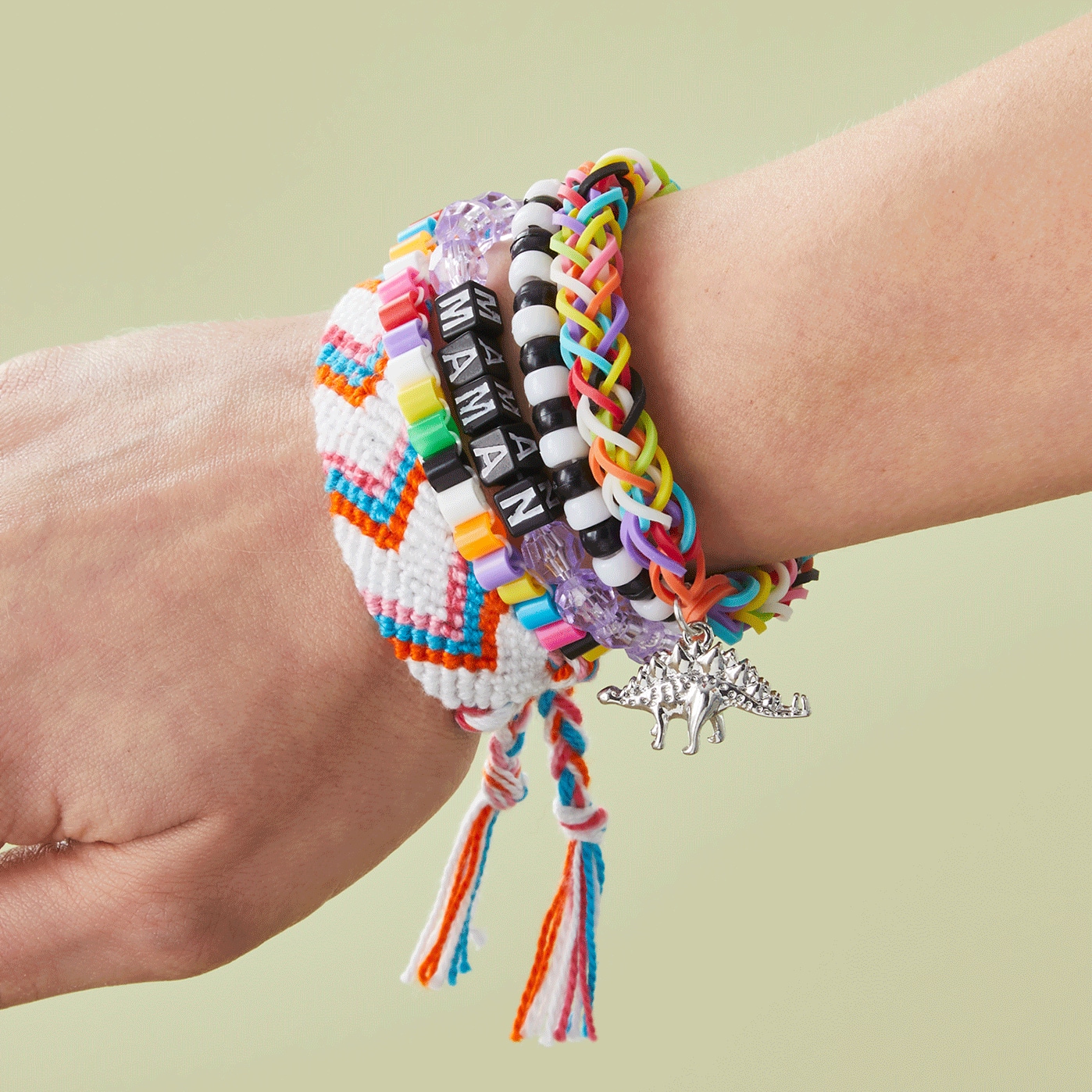 Mother's Day Friendship Bracelet Stack | Projects | Michaels