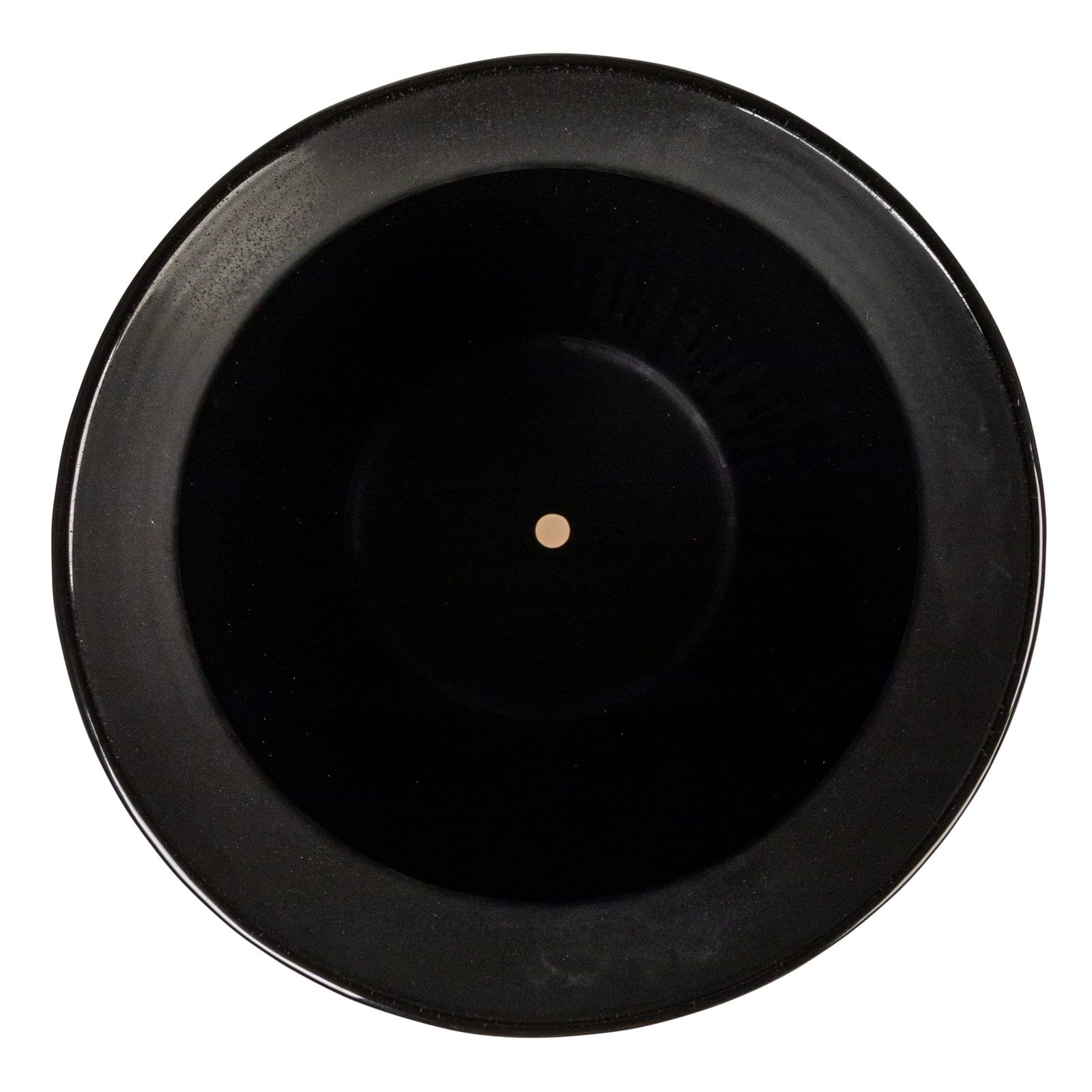 Hello Honey® 12" Black Coastal Embossed Textured Stoneware Planter